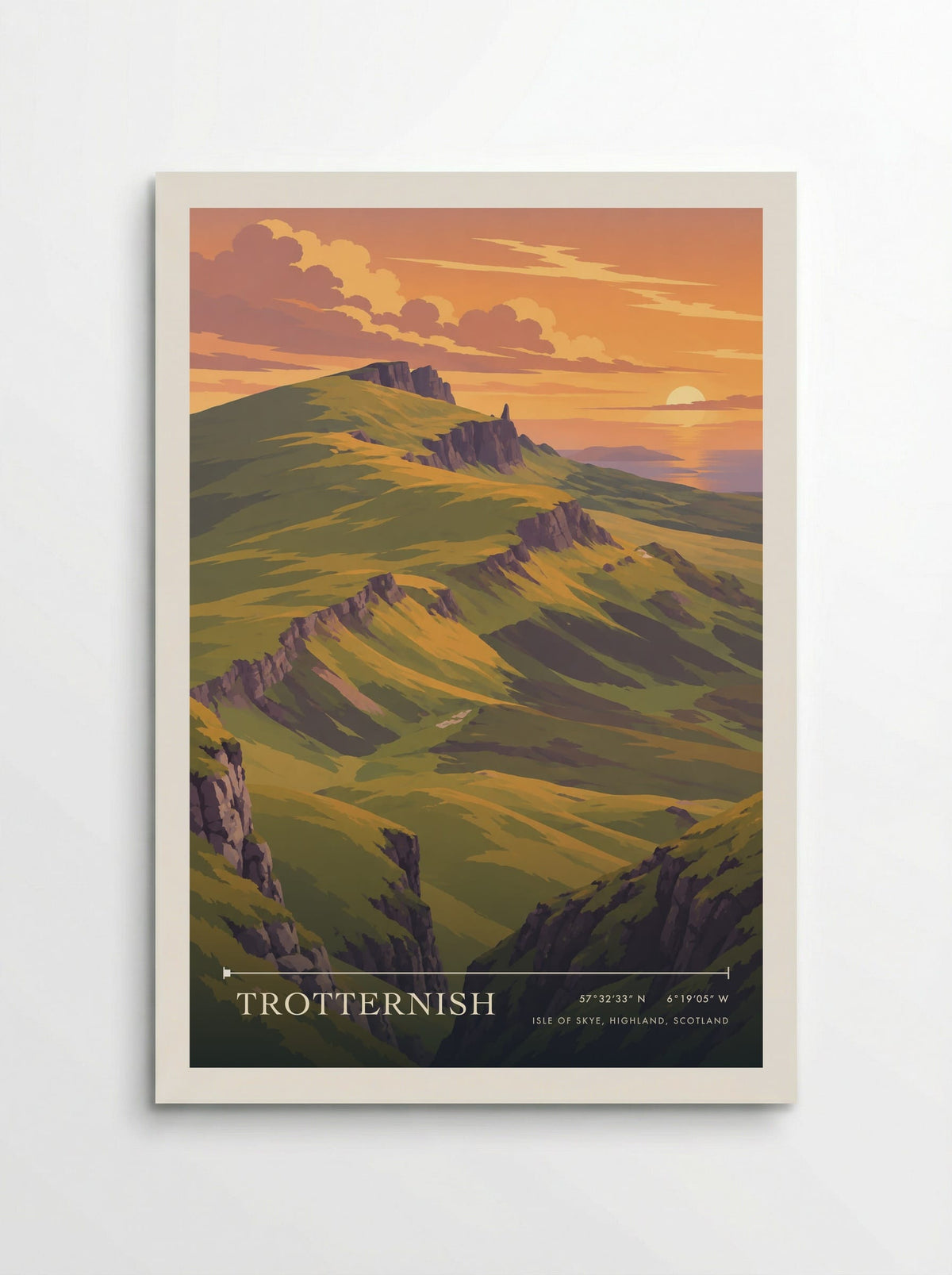 Trotternish, Isle of Skye, Highland, Scotland | Travel Poster - Poster