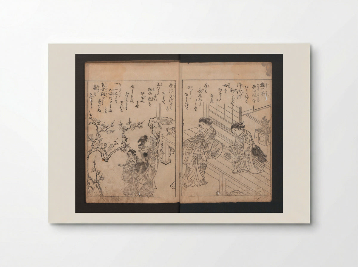 True Reflections on the Life and Manners of a Woman - Nishikawa Sukenobu - Poster