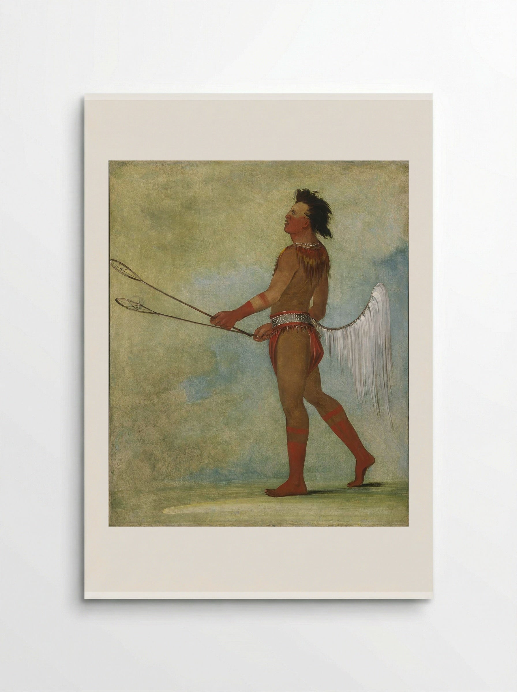Tul-lock-chísh-ko, Drinks the Juice of the Stone (Choctaw) - George Catlin - Poster