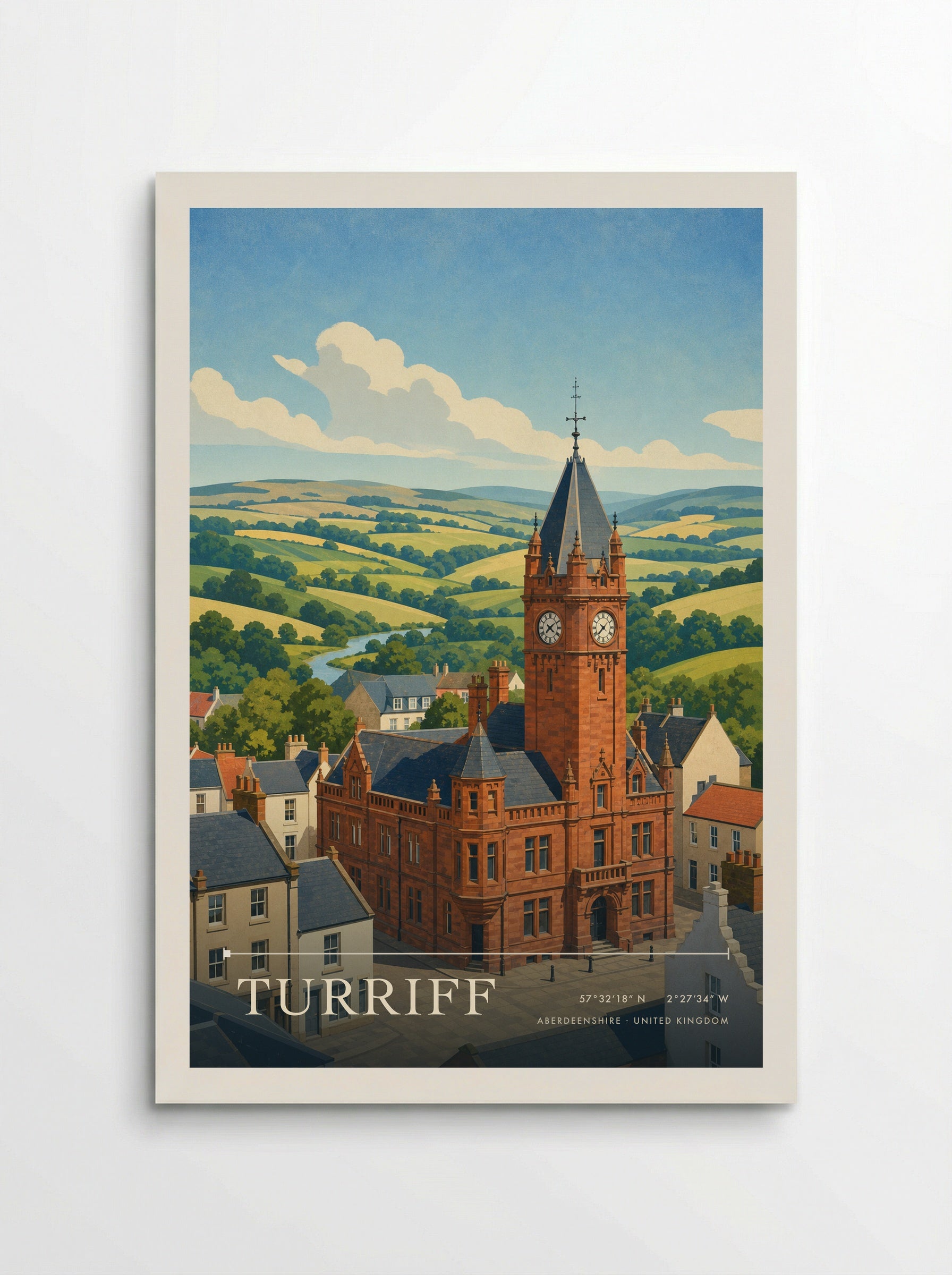 Turriff Aberdeenshire United Kingdom Travel Poster - Poster