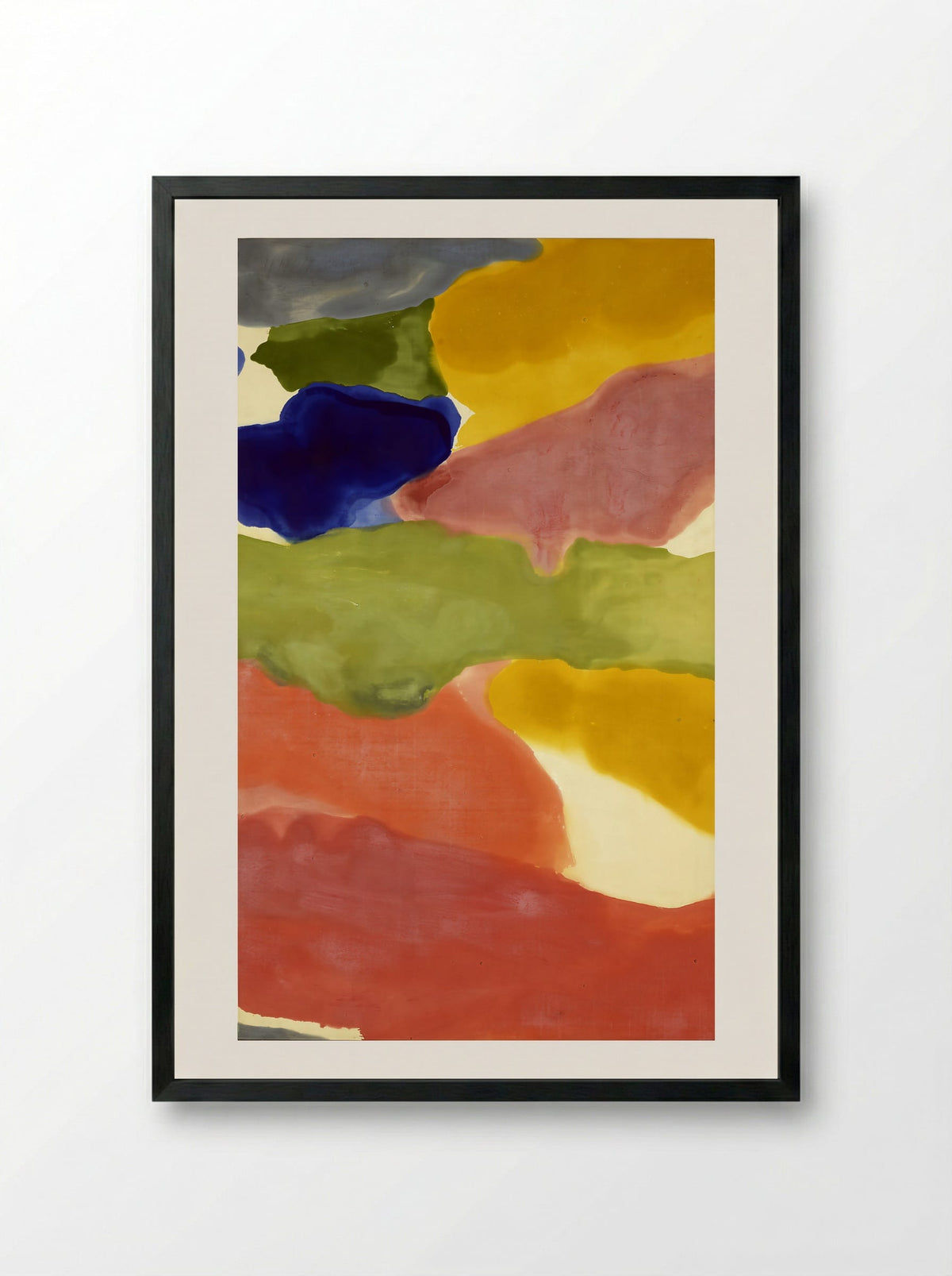 Tutti-Fruitti - Helen Frankenthaler - Framed Print Black