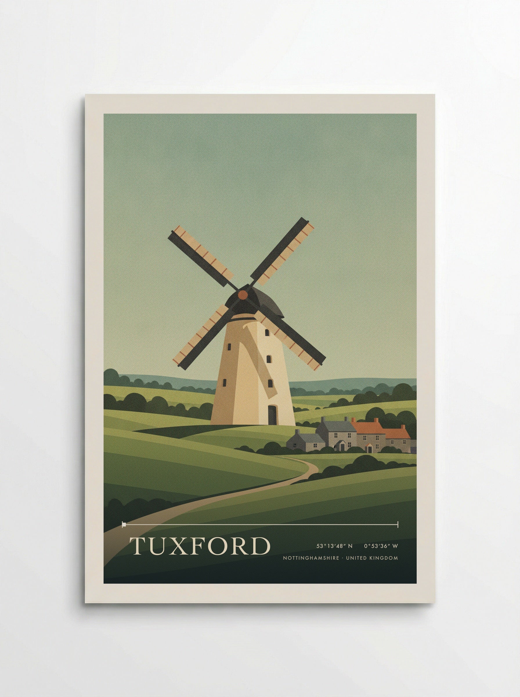 Tuxford Nottinghamshire United Kingdom Travel Poster - Poster