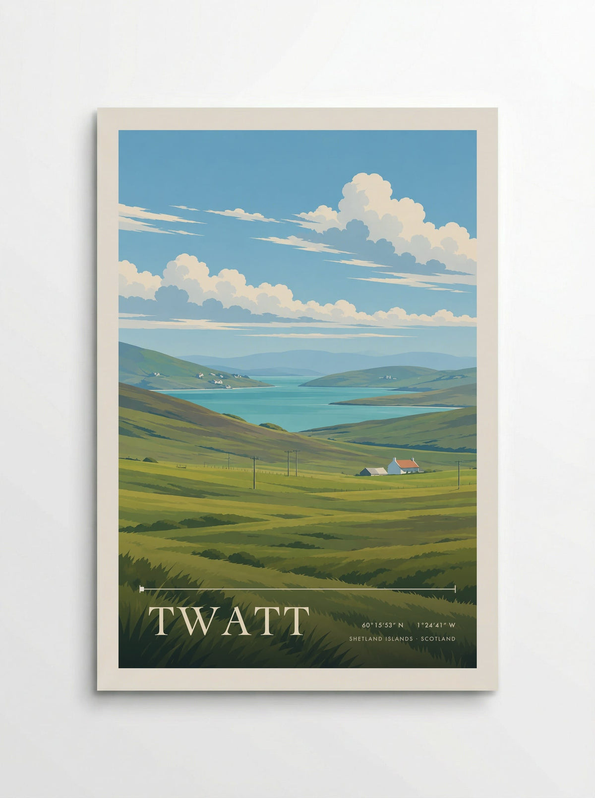 Twatt, Shetland Islands | Travel Poster - Poster