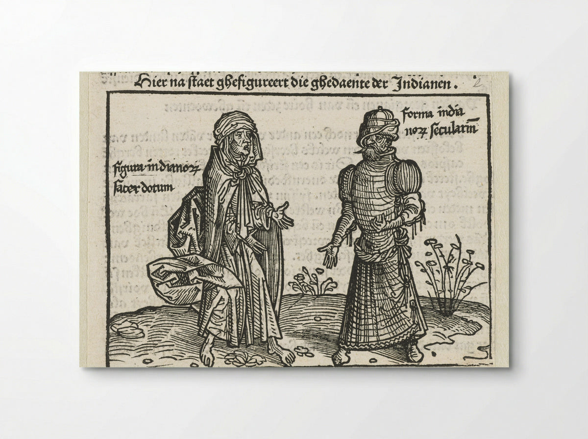 Twee Ethiopiërs - Erhard Reuwich - Poster