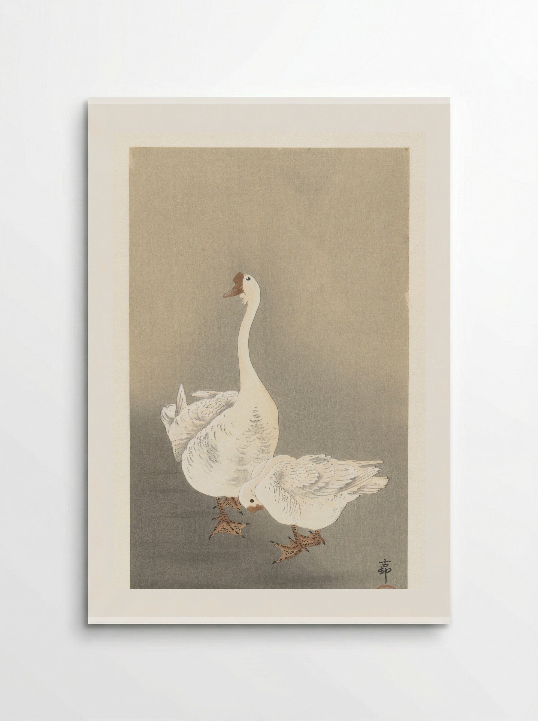 Twee Ganzen (Two Geese) - Matsuki Heikichi - Poster