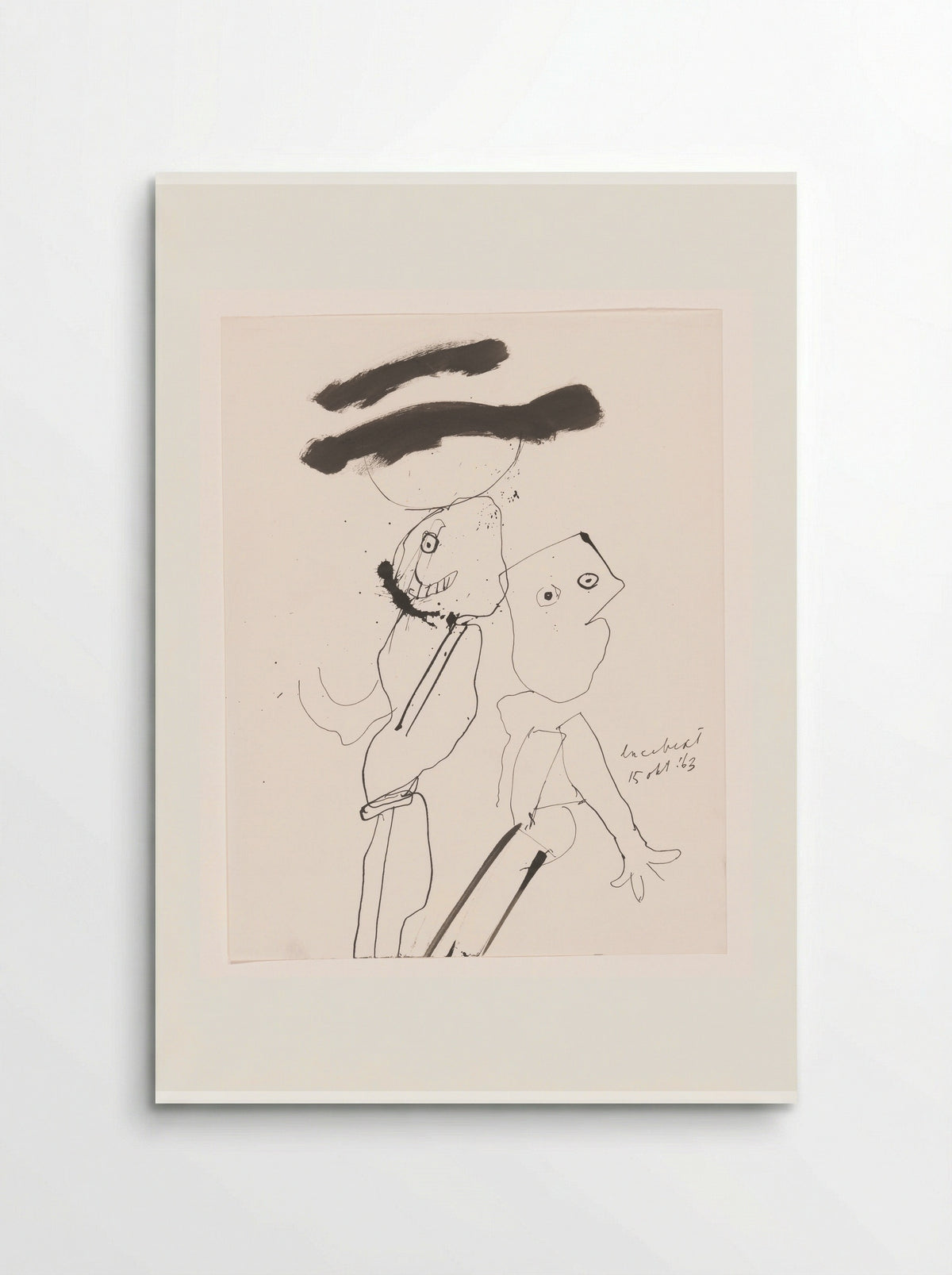Twee figuren - Lucebert - Poster