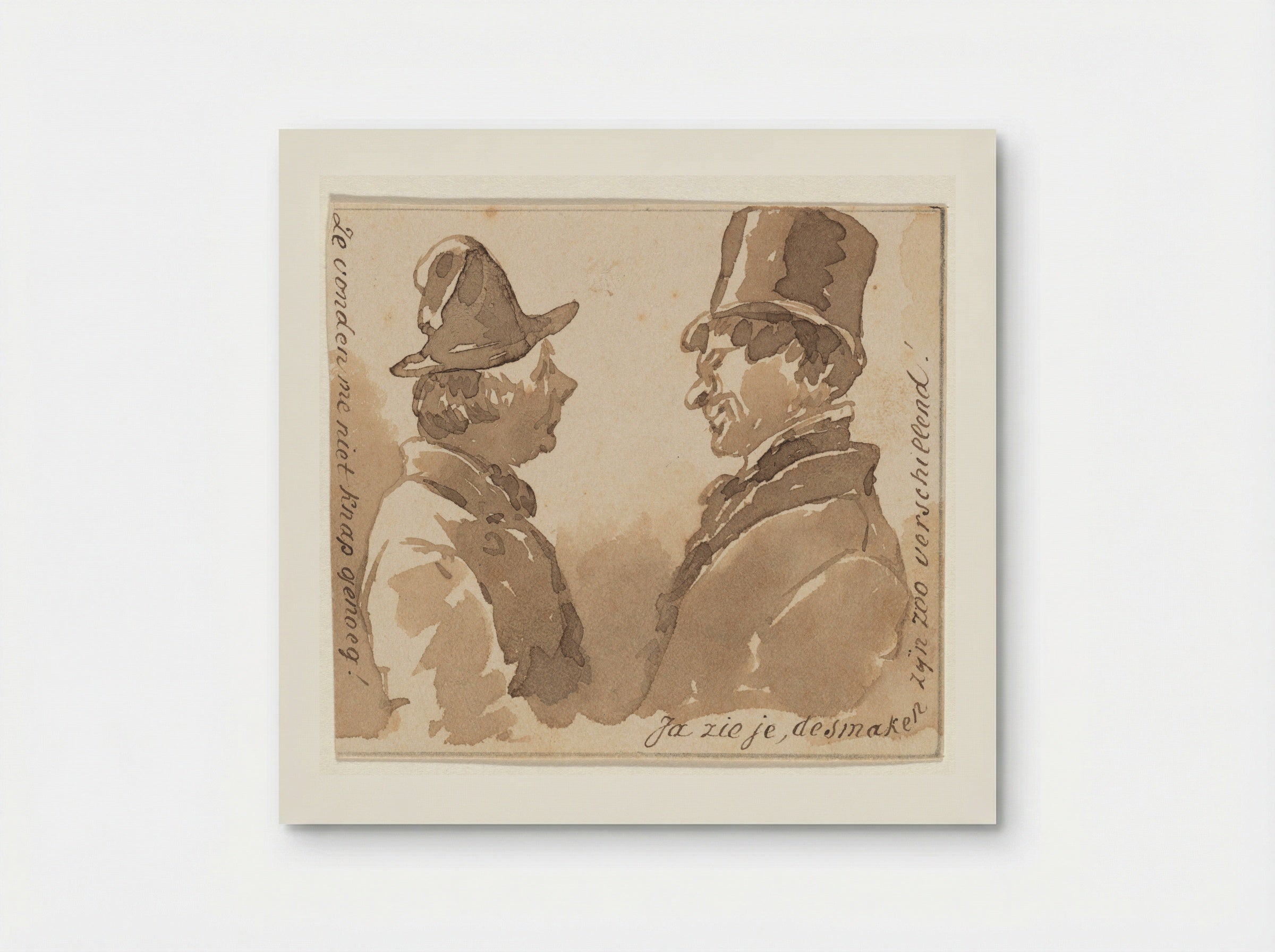 Twee heren (Two Gentlemen) - Pieter van Loon - Poster