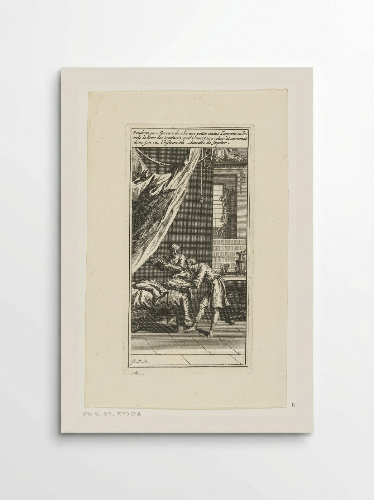 Twee mannen bladeren in boeken - Andries van Buysen (Sr.) - Poster