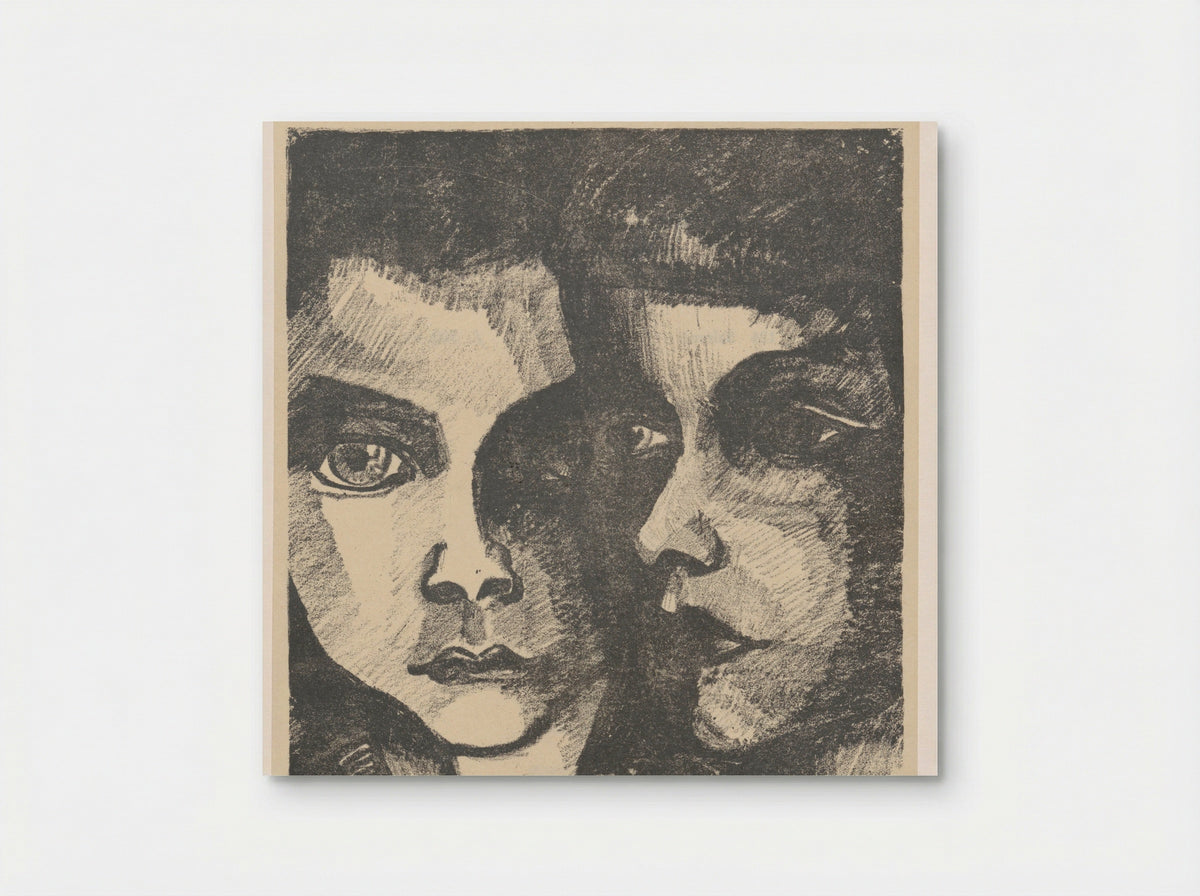 Twee meisjeskoppen - Charley Toorop - Poster