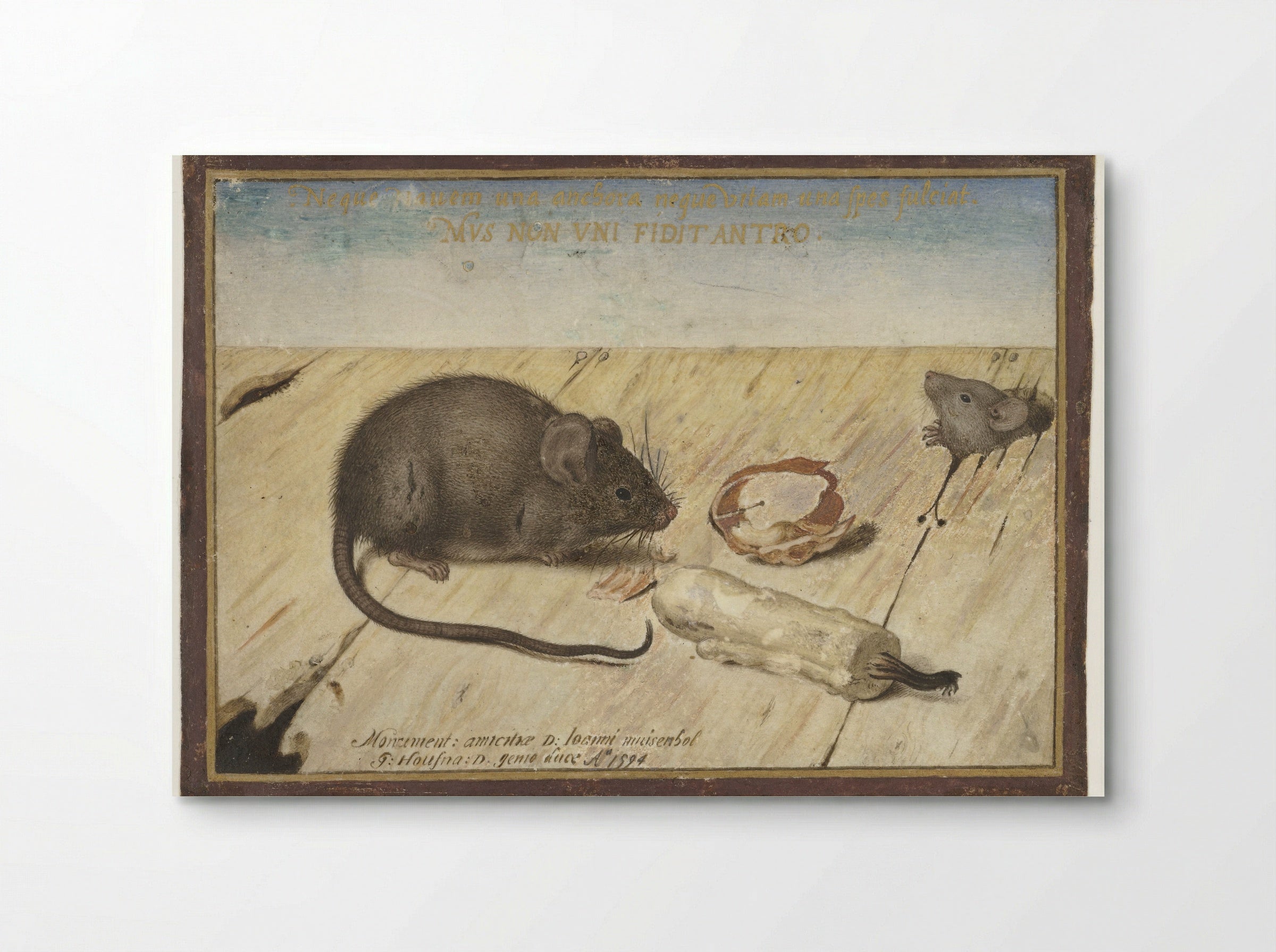 Twee muizen (Two Mice) - Joris Hoefnagel - Poster