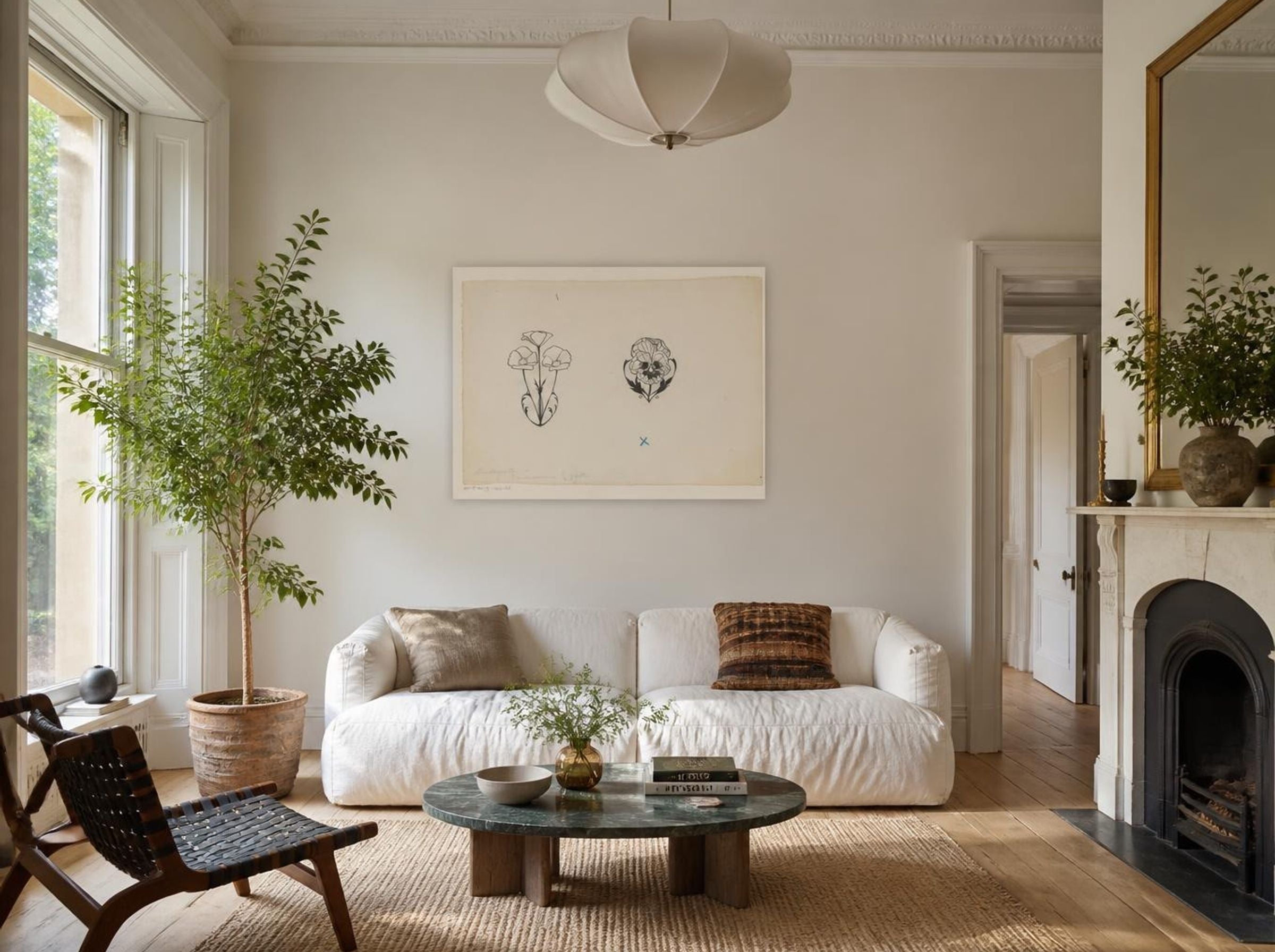 Twee sluitvignetten met bloemen - Willem Wenckebach - Lifestyle