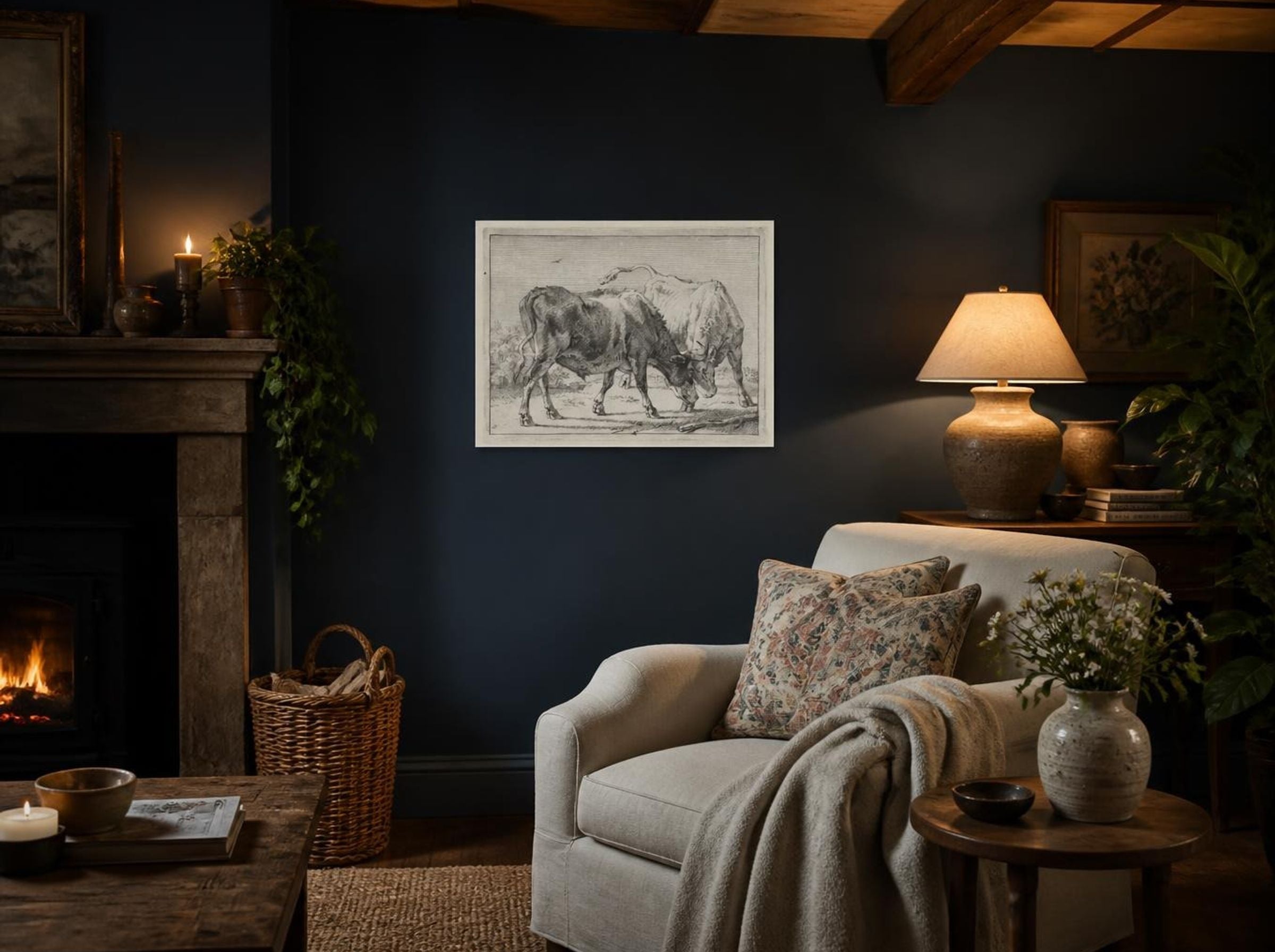 Twee vechtende ossen - Paulus Potter - Lifestyle