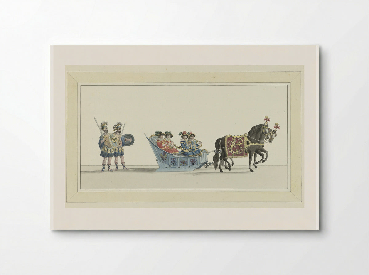 Tweede slede (Second Sleigh) - Abraham Delfos - Poster