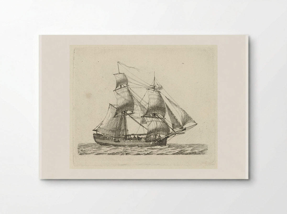 Tweemaster op water - Gerrit Groenewegen - Poster
