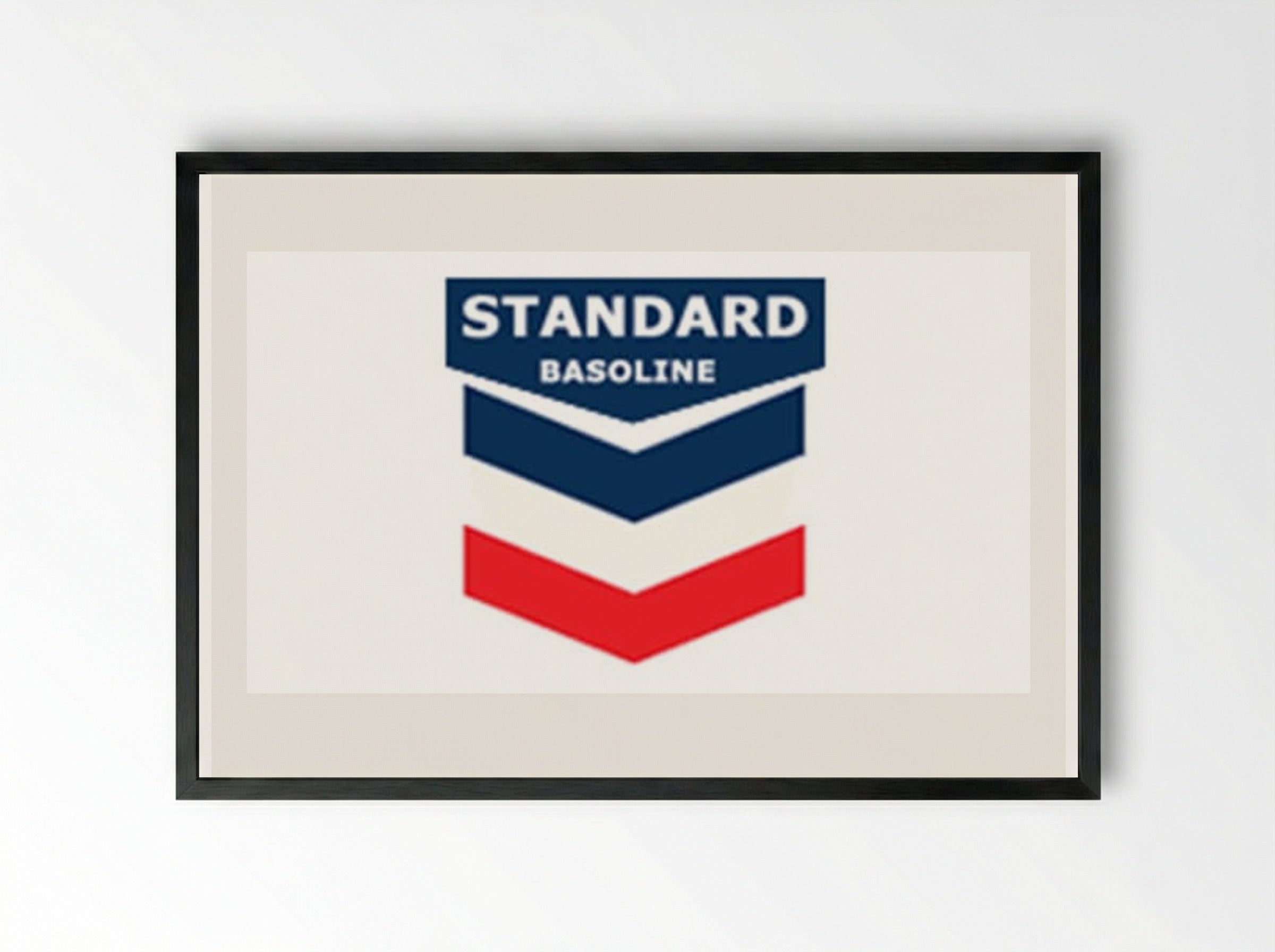 Twentysix Gasoline Stations - Edward Ruscha - Framed Print Black