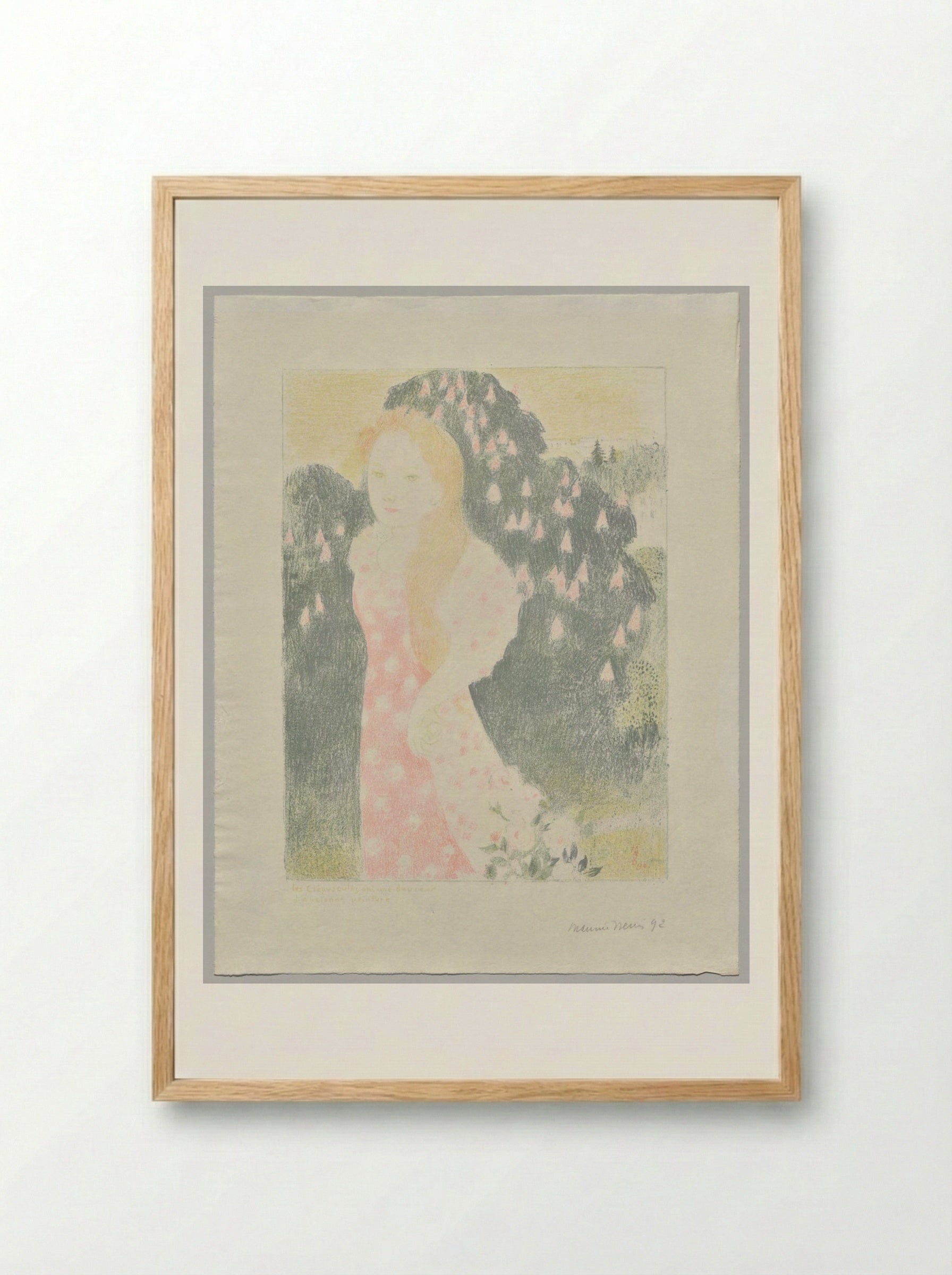 Twilights Have the Softness of Old Paintings - Maurice Denis - Framed Print Wood