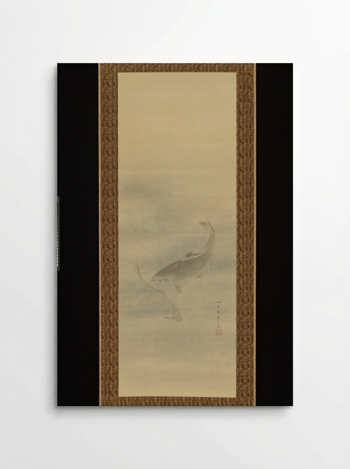 Two Carp - Kikuchi Yōsai - Poster