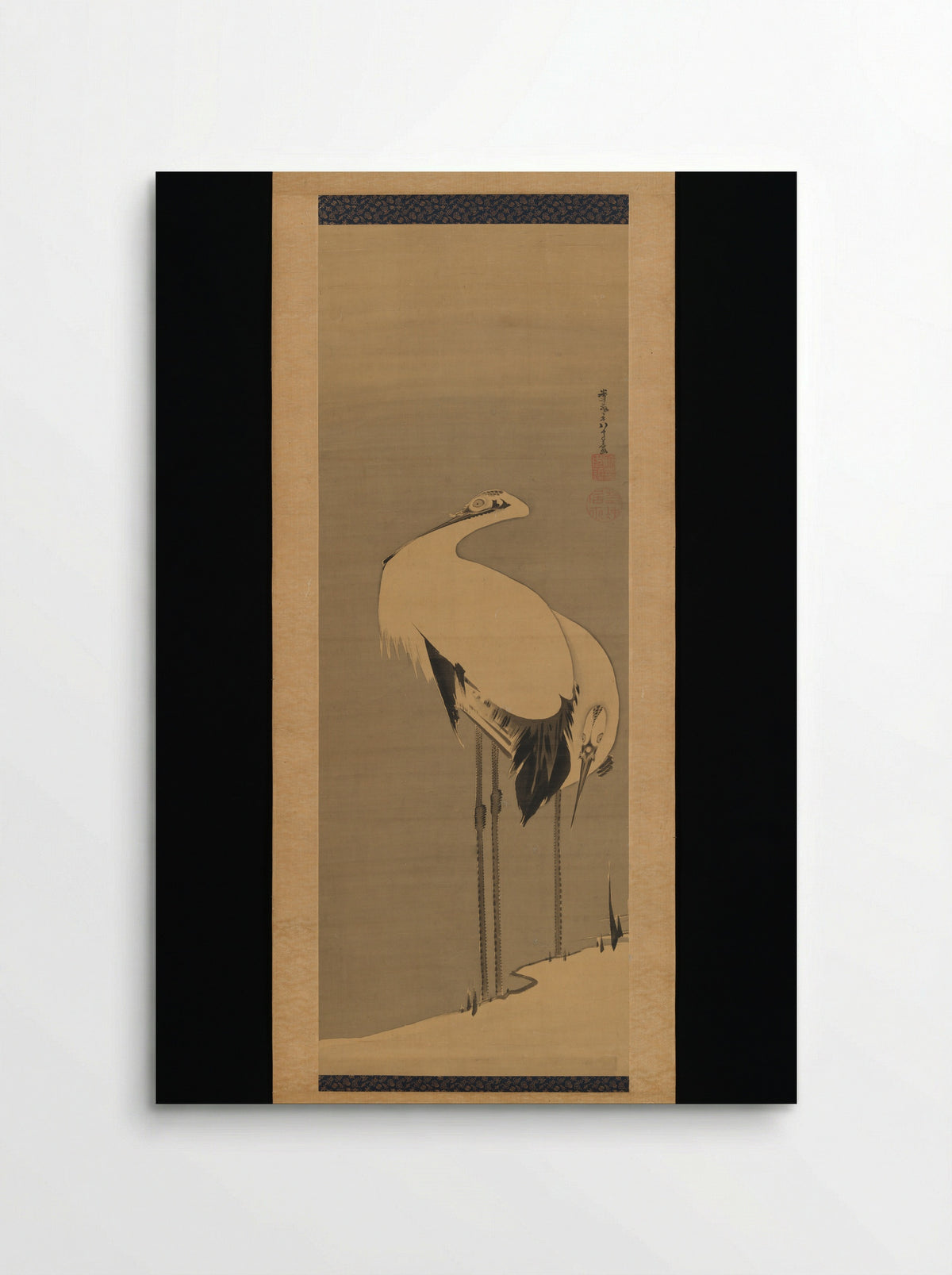 Two Cranes - Itō Jakuchū - Poster