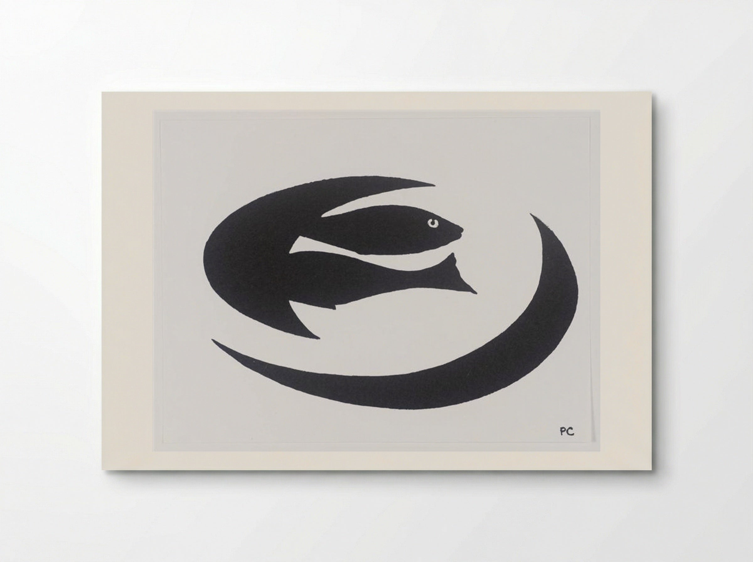 Two Fish on a Plate - Patrick Caulfield - Poster