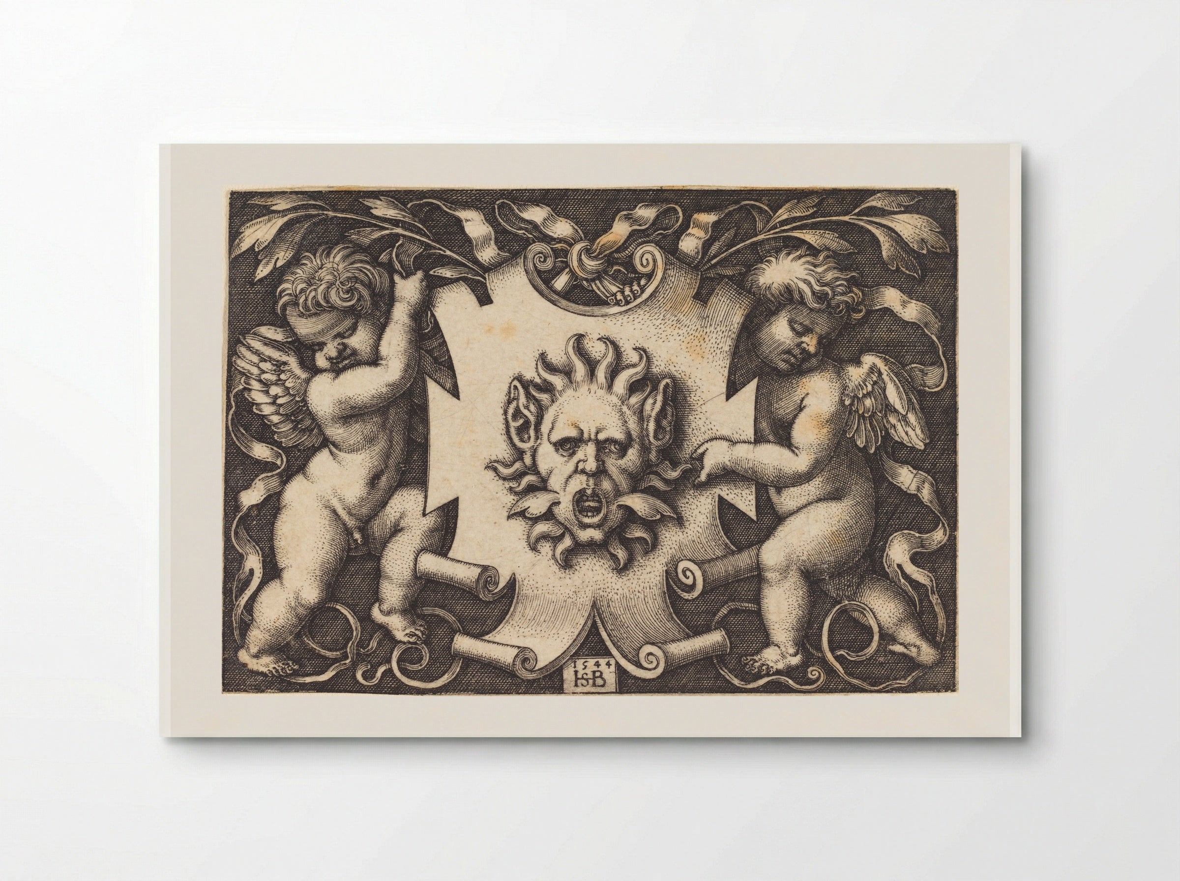 Two Genii - Sebald Beham - Poster