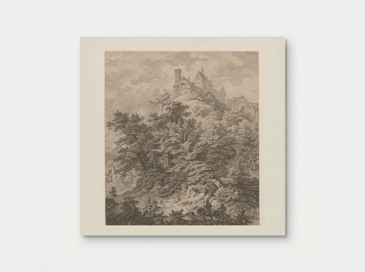 Two Knights Near Wartburg Castle - Friedrich Preller the Elder - Poster