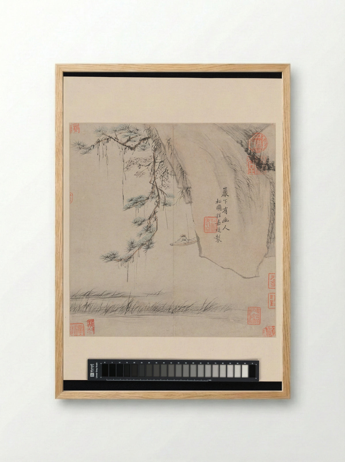 Two Landscapes (One of Two) - Cheng Jiasui - Framed Print Wood