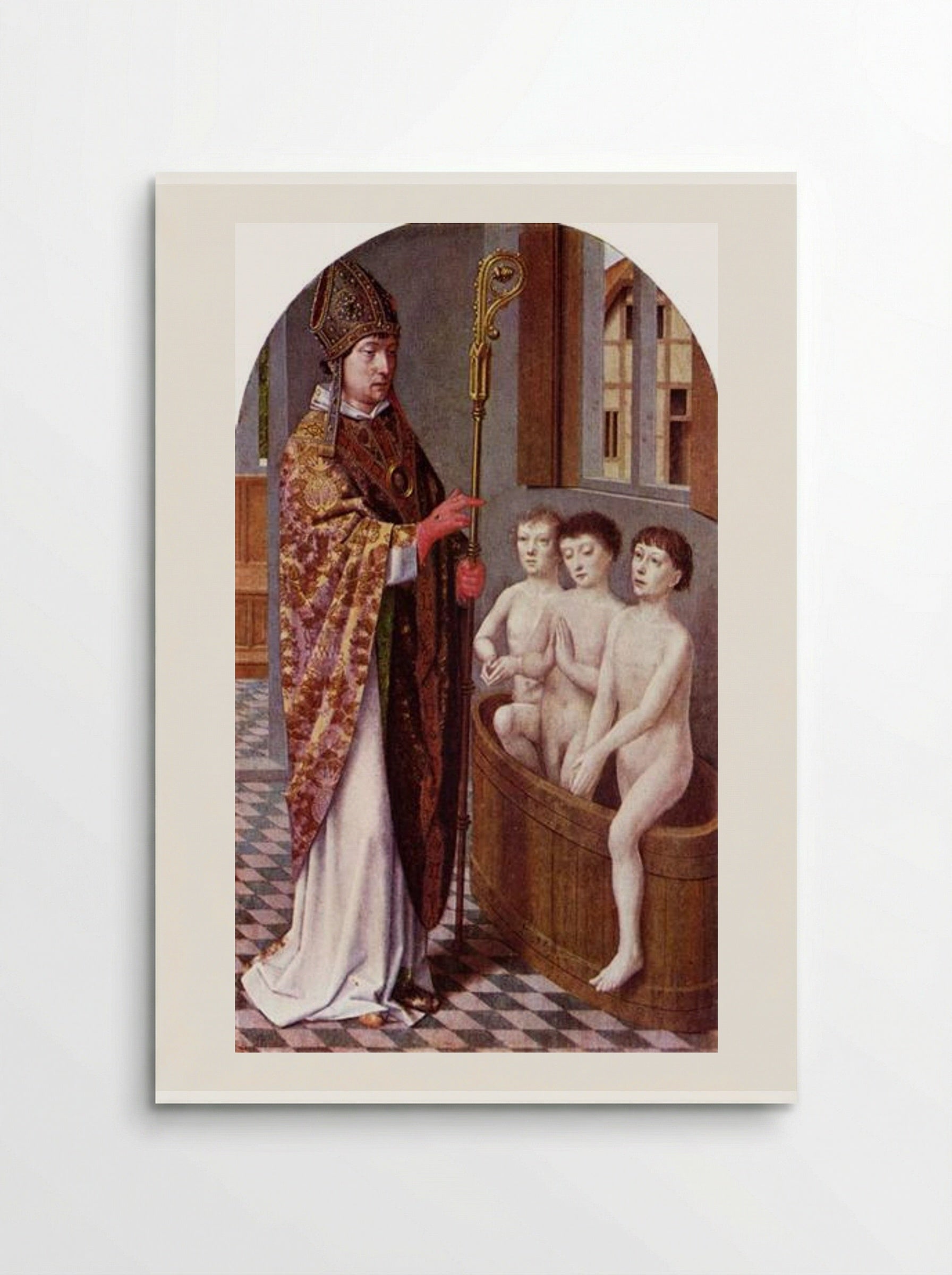 Two Legends of St. Nicholas - Gerard David - Poster