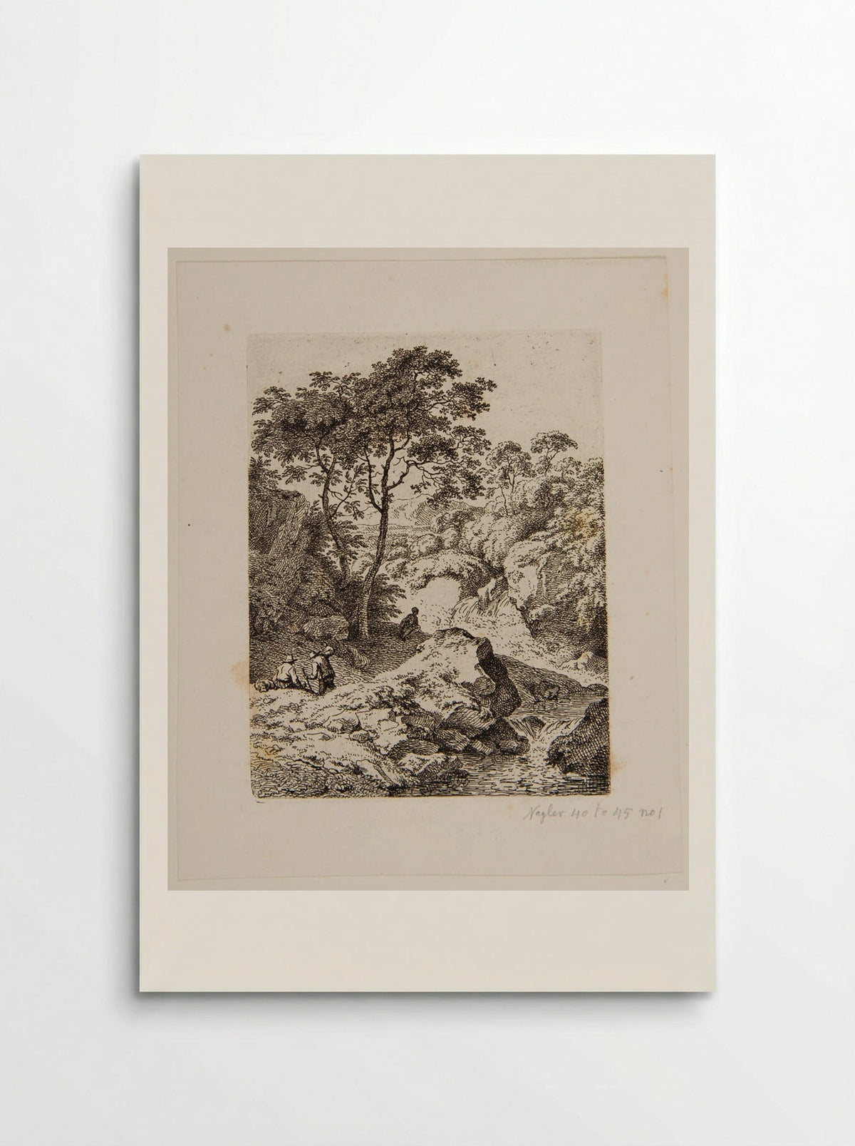 Two Men in Conversation - Ferdinand Kobell - Poster