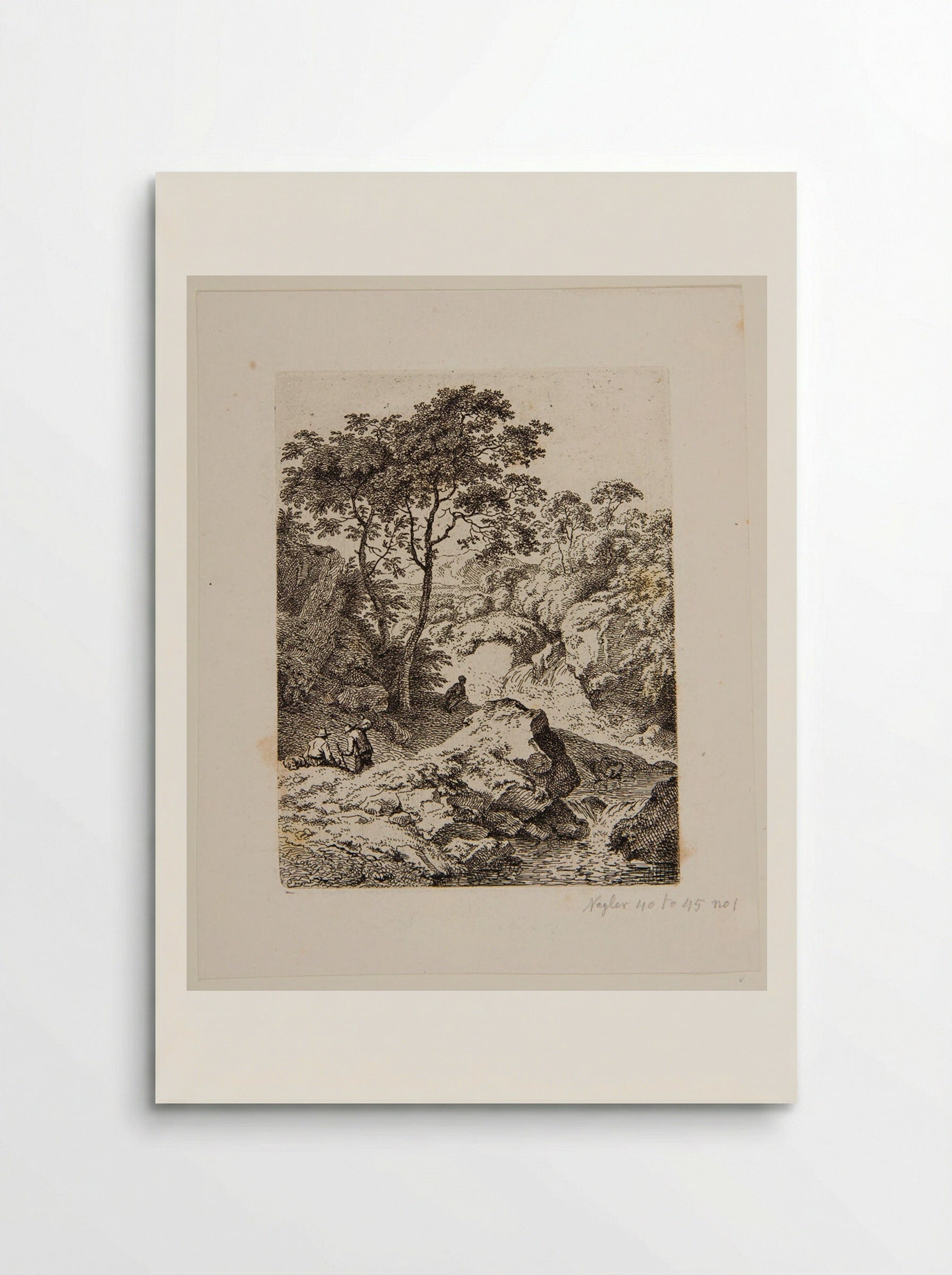 Two Men in Conversation - Ferdinand Kobell - Poster