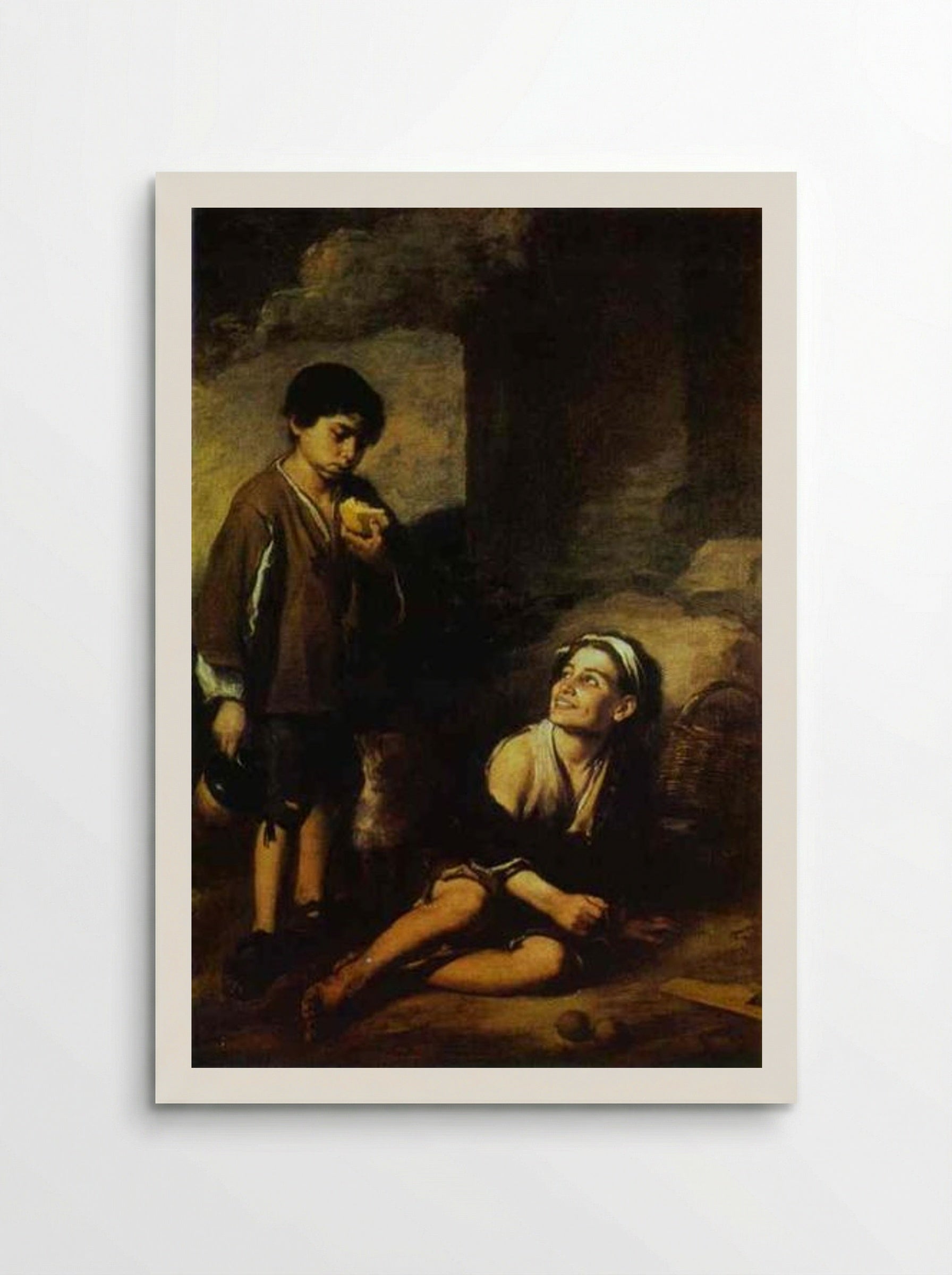 Two Peasant Boys - Bartolomé Esteban Murillo - Poster