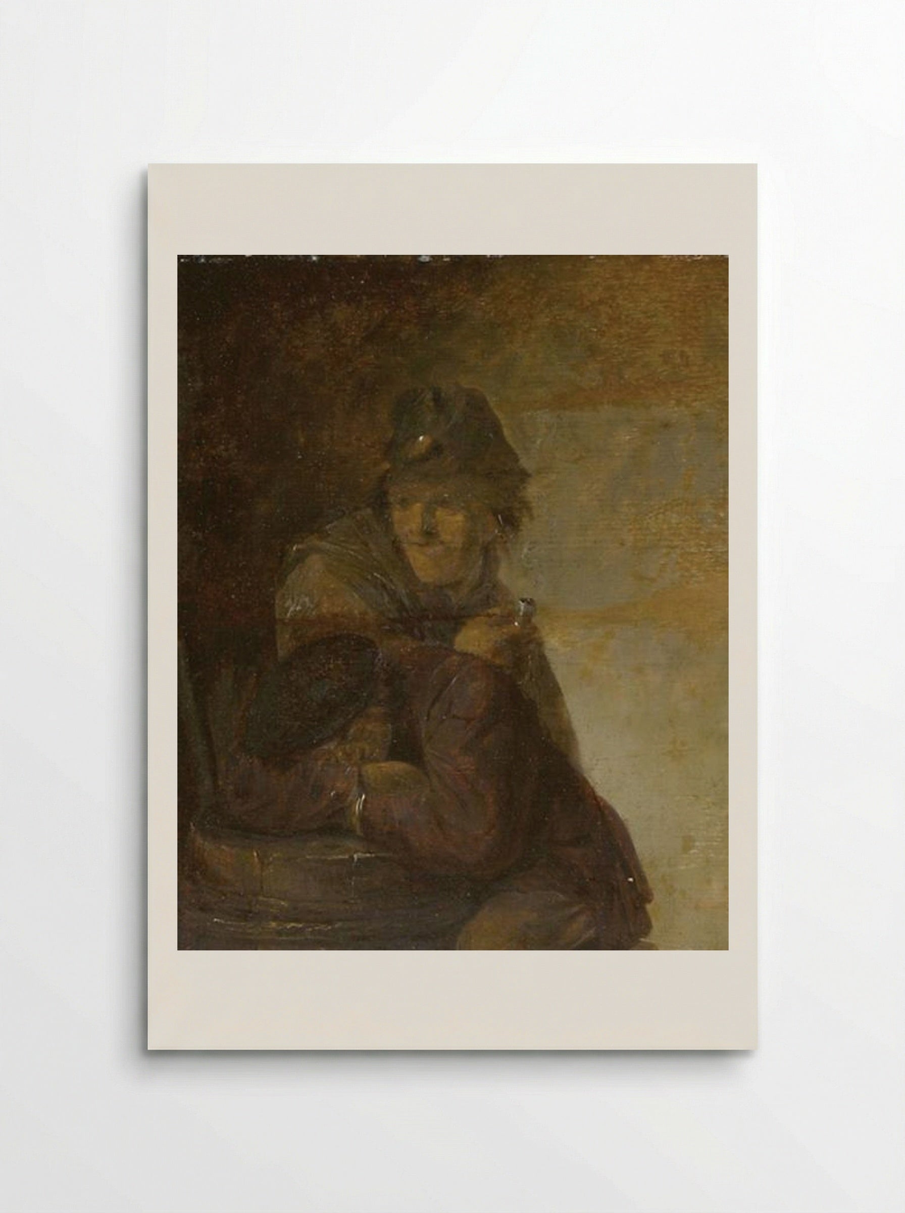 Two Peasants - Adriaen Brouwer - Poster
