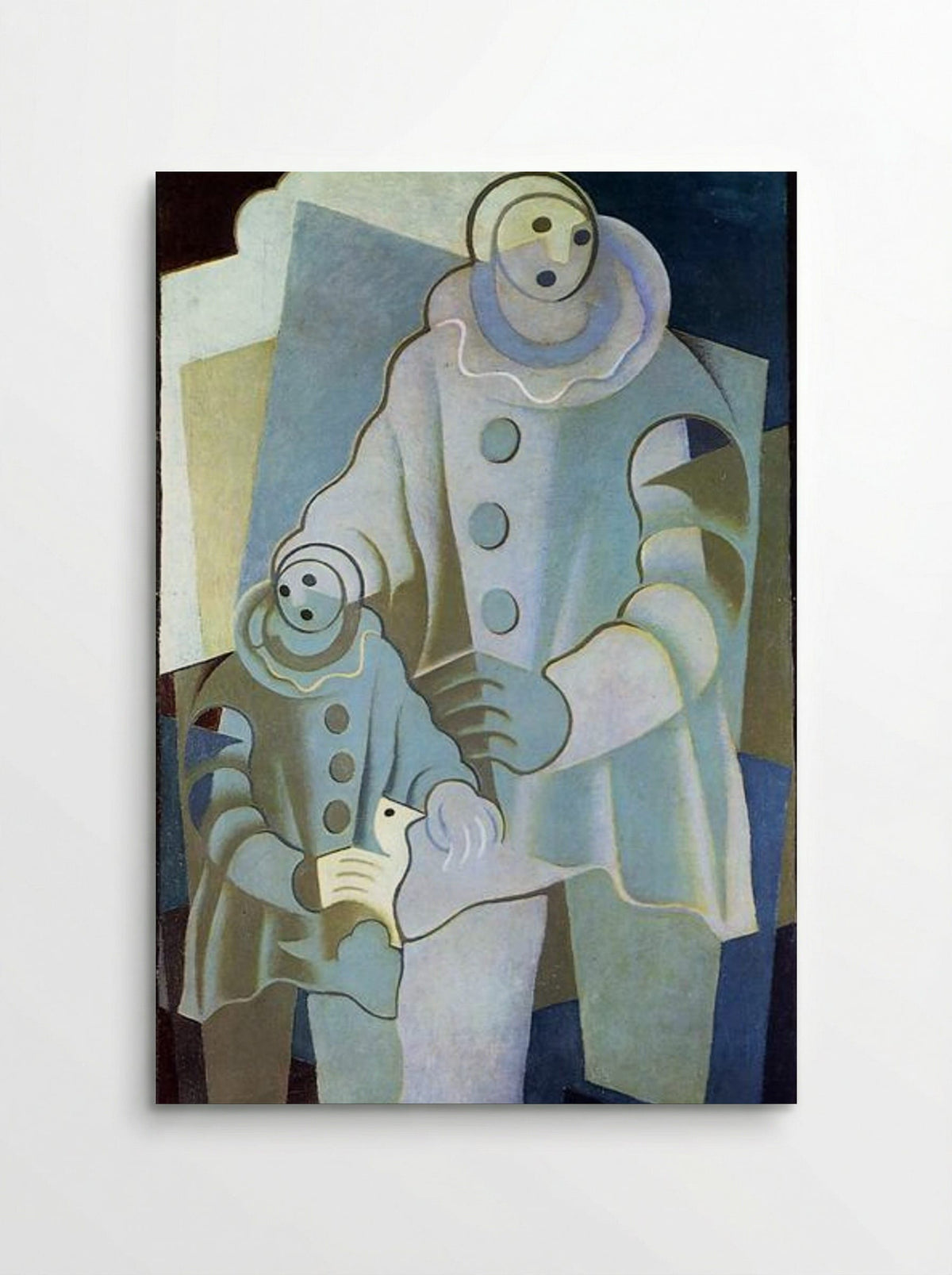 Two Pierrots - Juan Gris - Poster