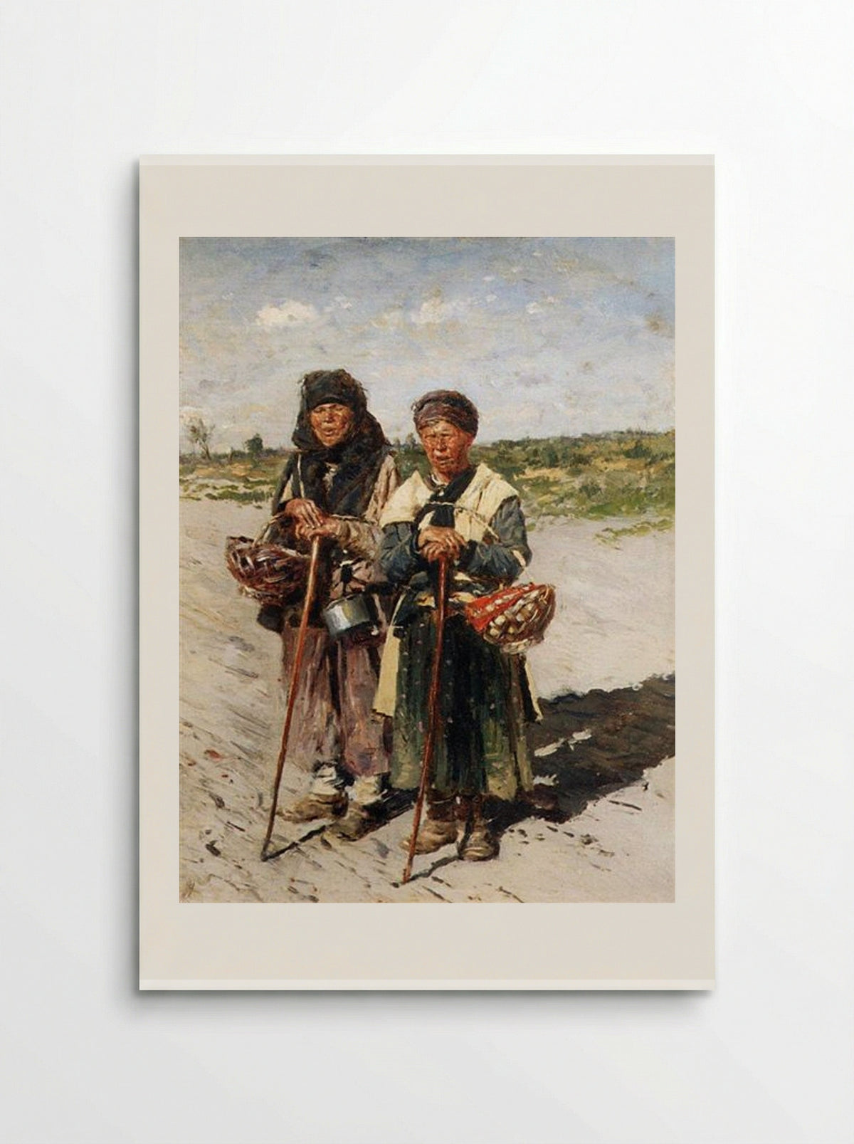 Two Pilgrims - Vladimir Makovsky - Poster
