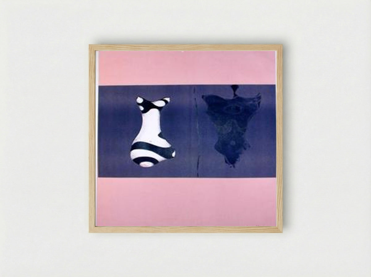 Two Torsos - Plakat - Framed Print Wood