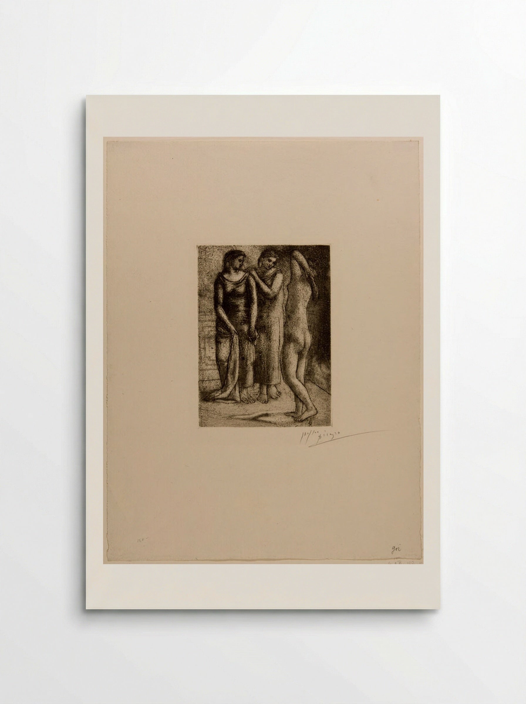 Two Women Looking at Nude Model - Pablo Picasso - Poster