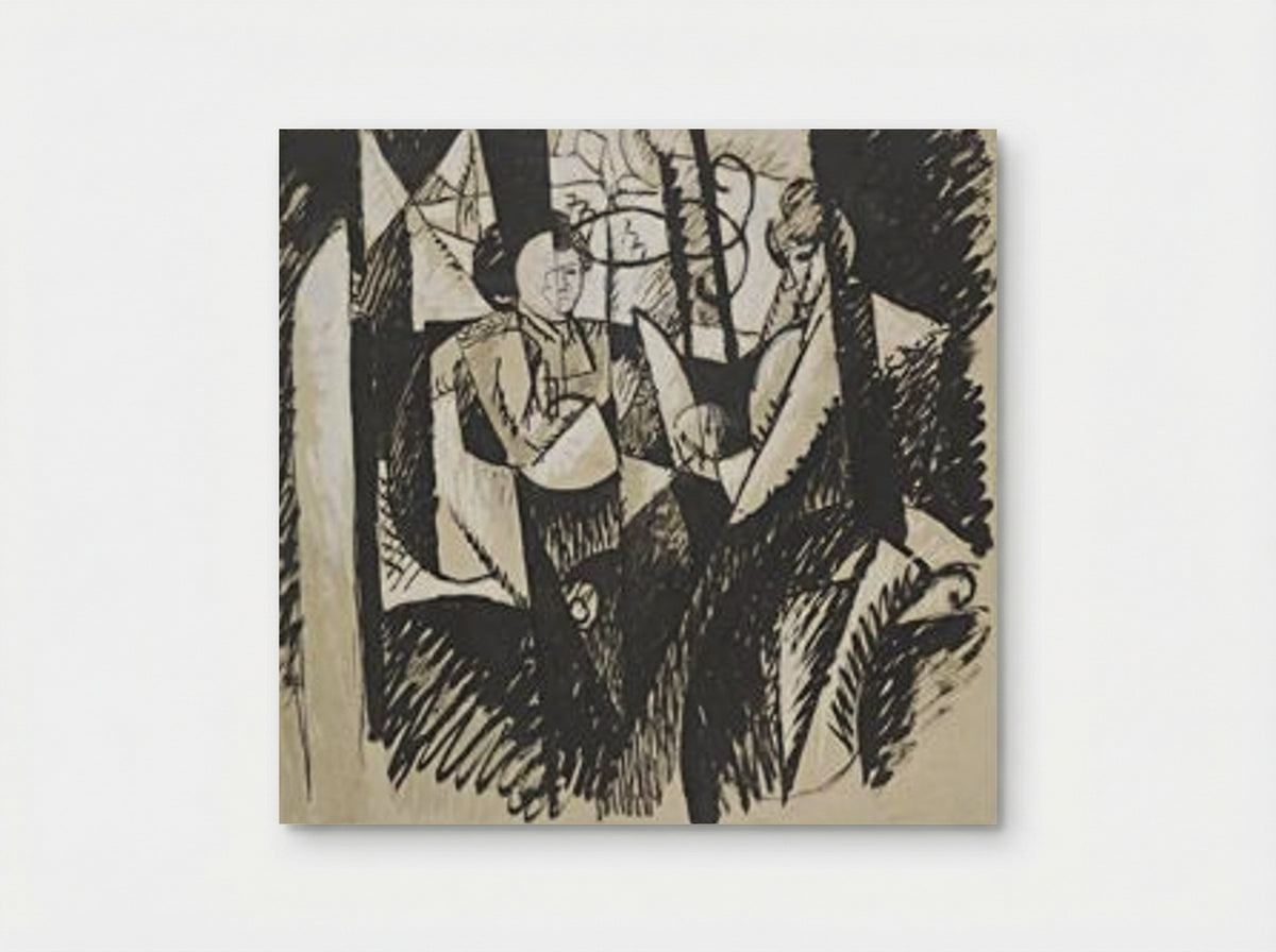 Two Women Seated by a Window - Albert Gleizes - Poster