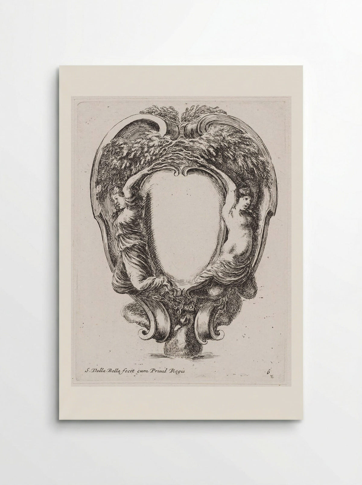 Two Women Transforming into Trees (Daphne and Myrna?) - Stefano Della Bella - Poster