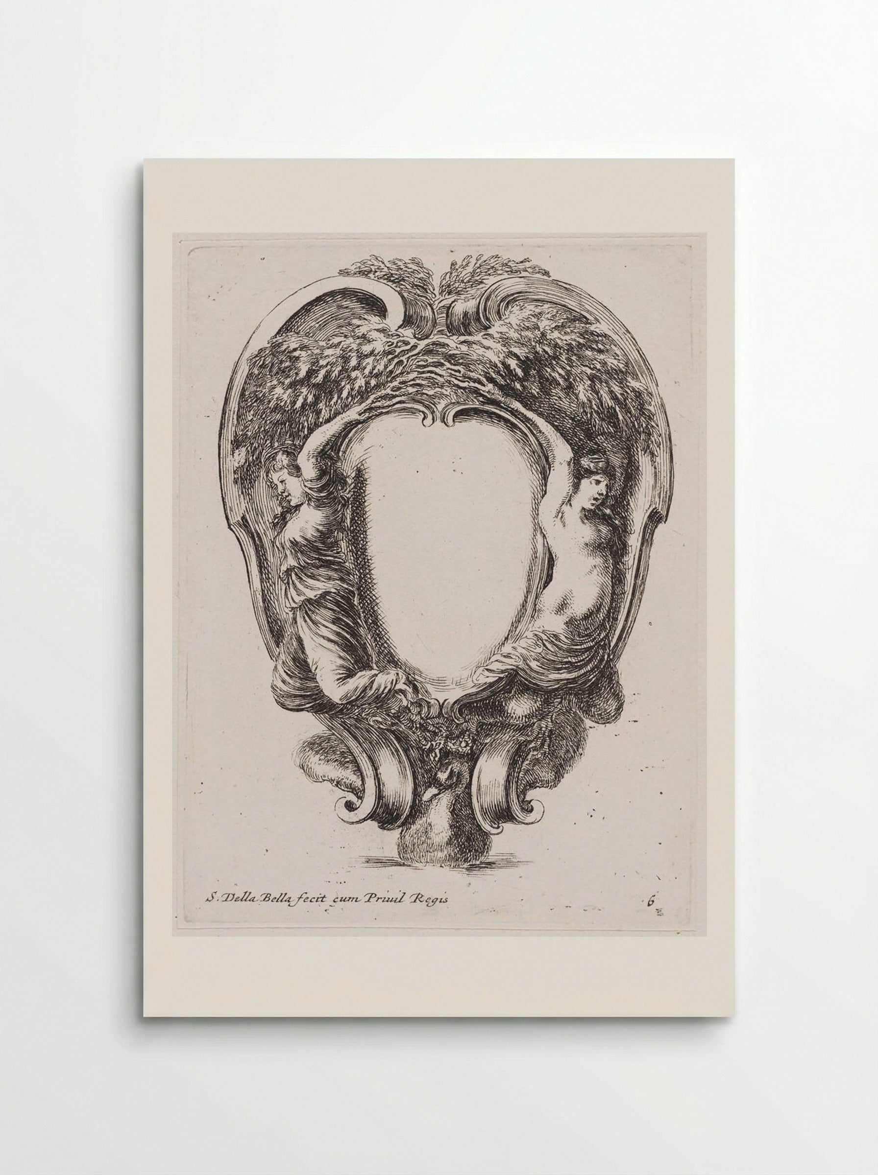 Two Women Transforming into Trees (Daphne and Myrna?) - Stefano Della Bella - Poster