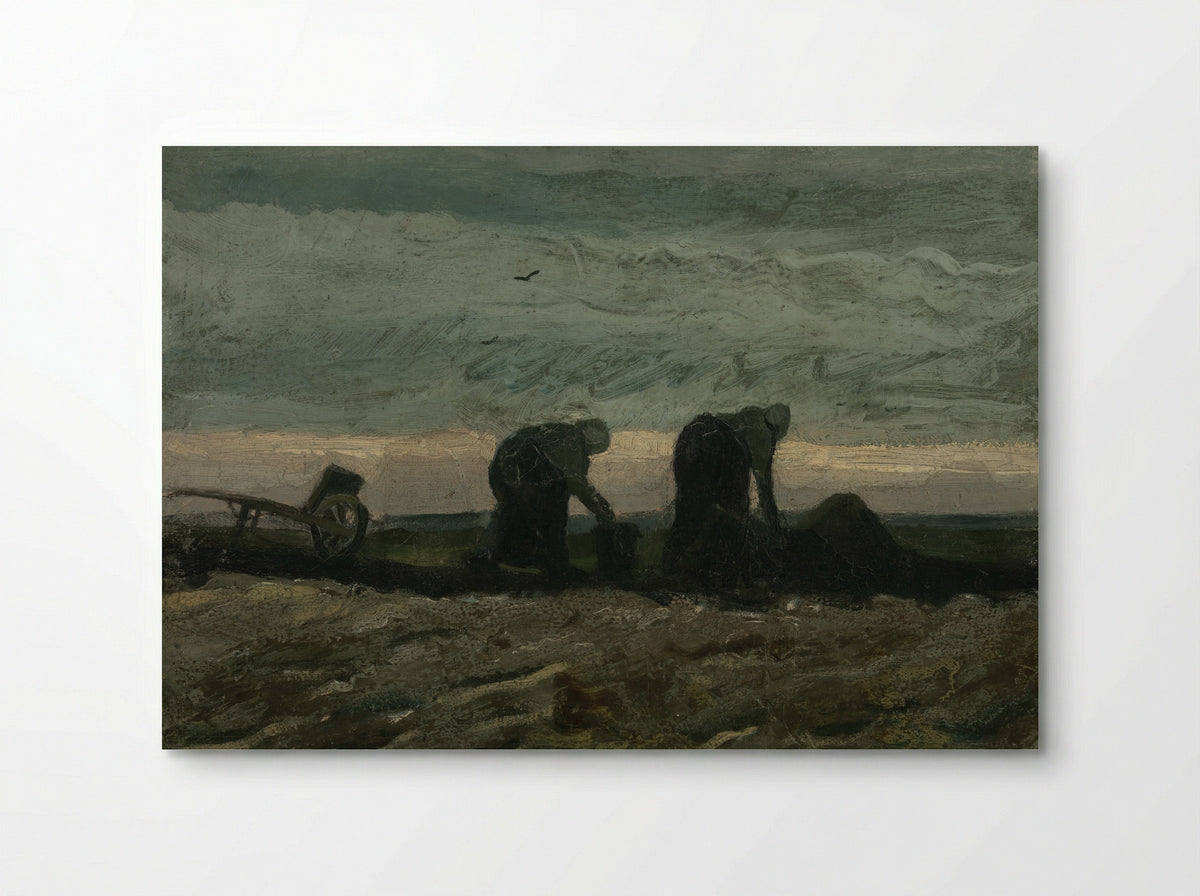 Two Women in the Moor - Vincent van Gogh - Poster