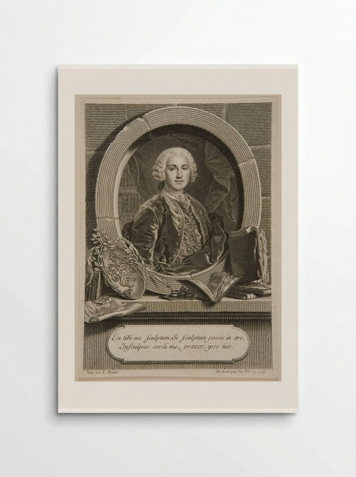 Tycho Hoffmann - Johann Georg Wille - Poster