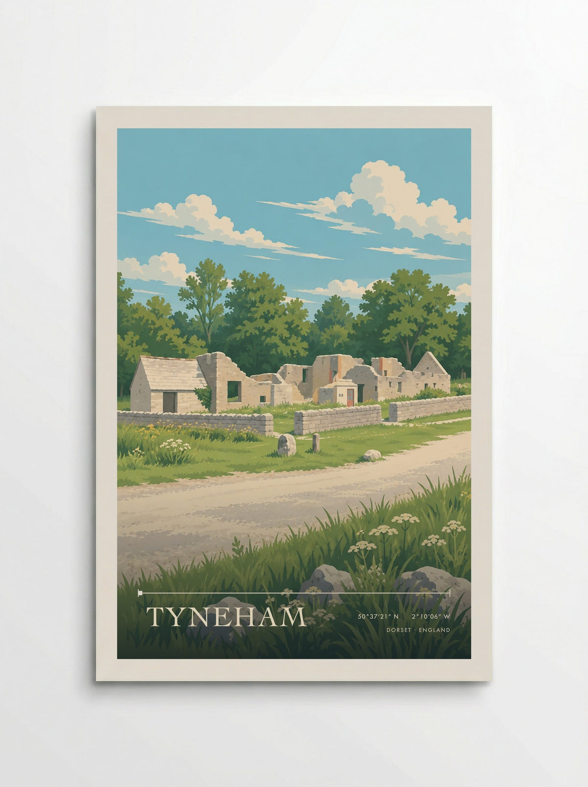 Tyneham, Dorset | Travel Poster - Poster