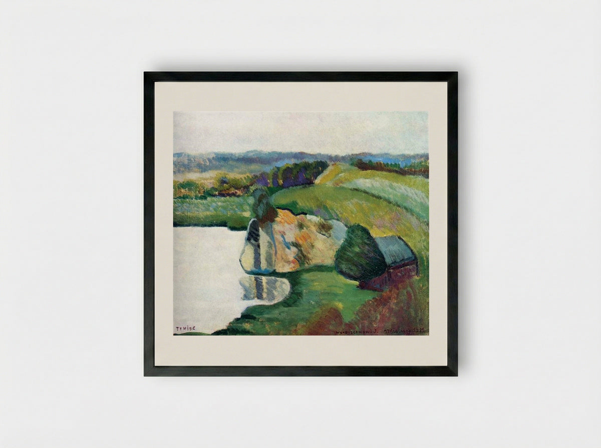 Tyniec - Moïse Kisling - Framed Print Black