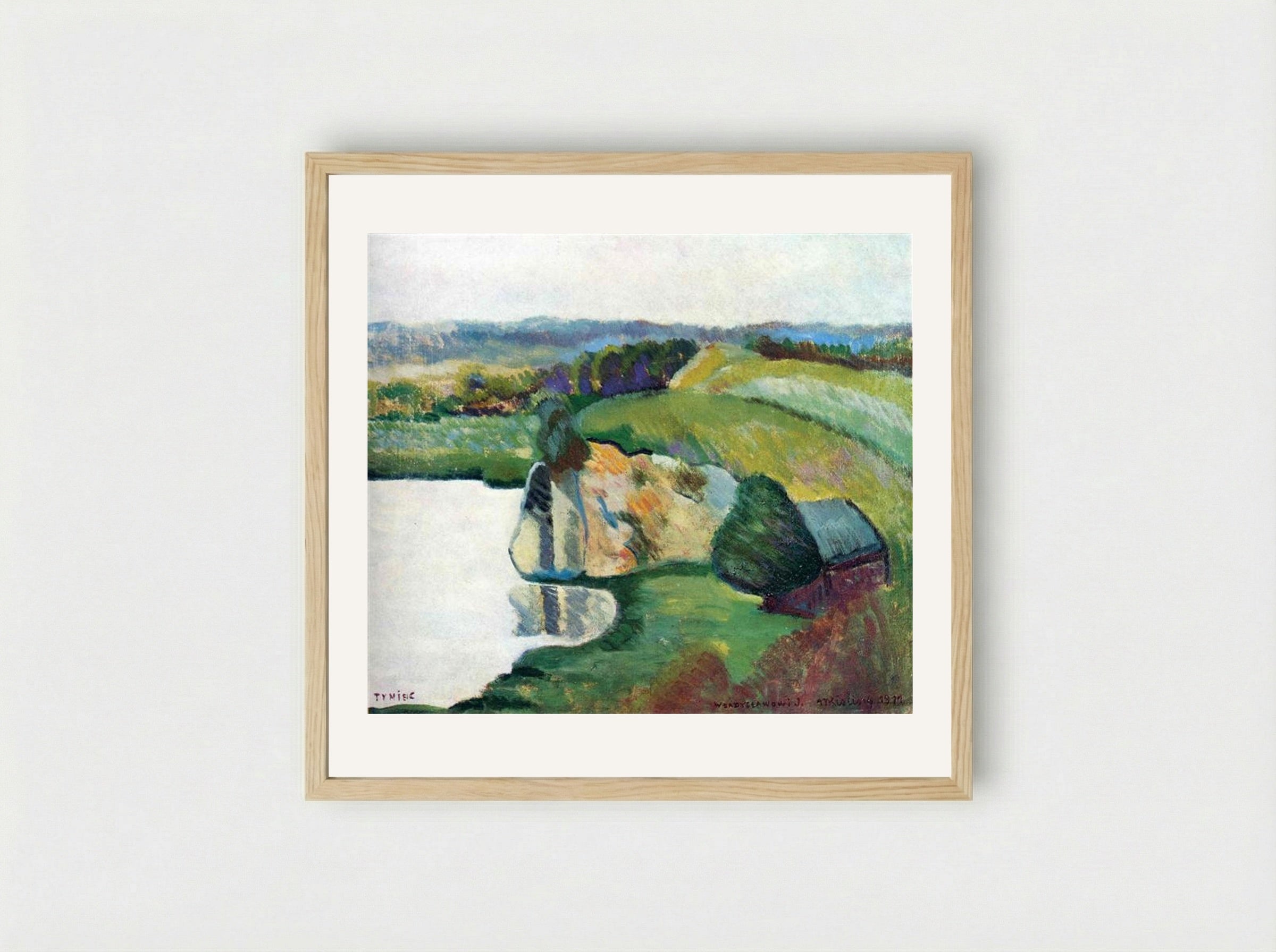 Tyniec - Moïse Kisling - Framed Print Wood