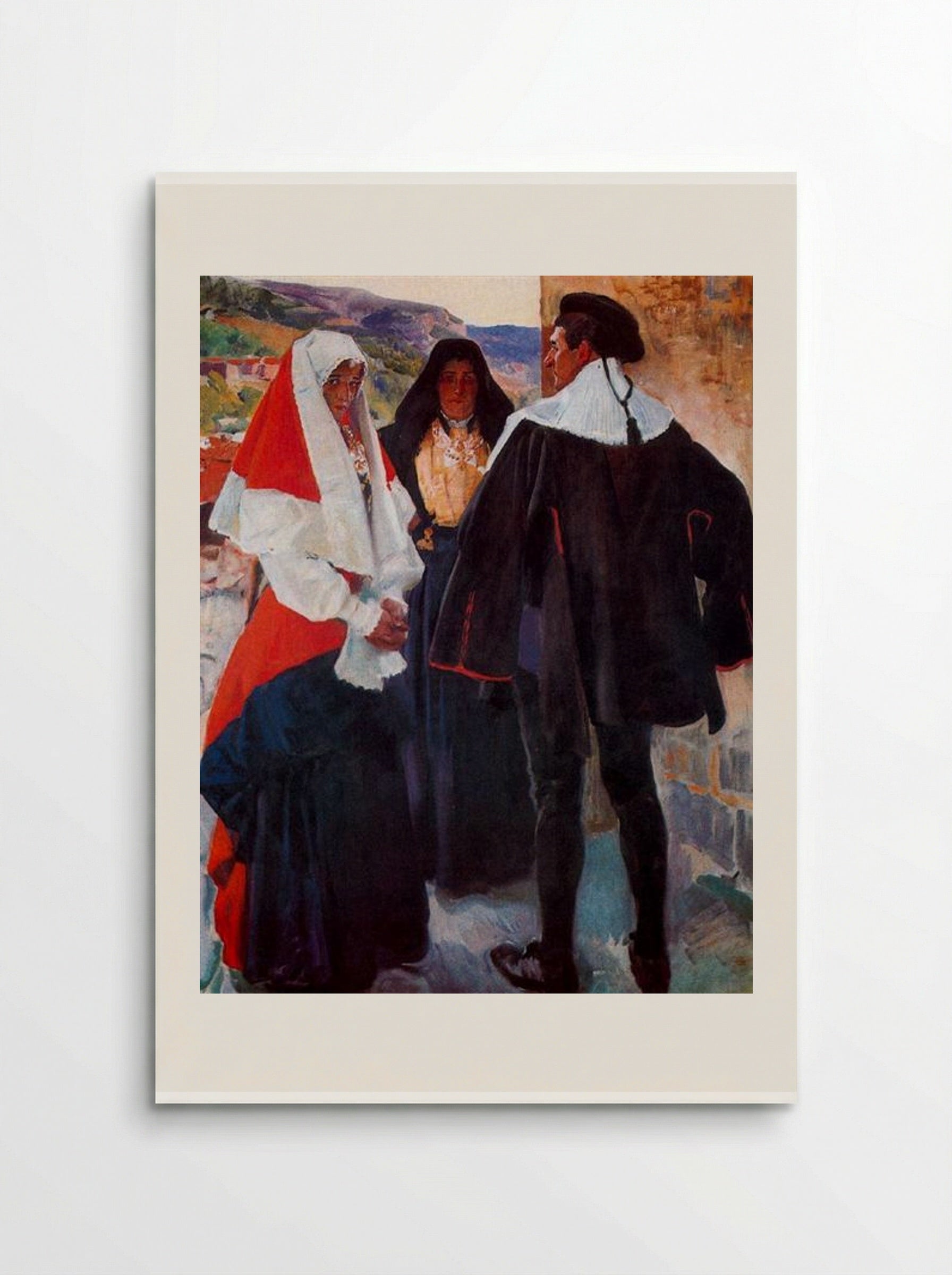 Types of the Roncal - Joaquín Sorolla - Poster