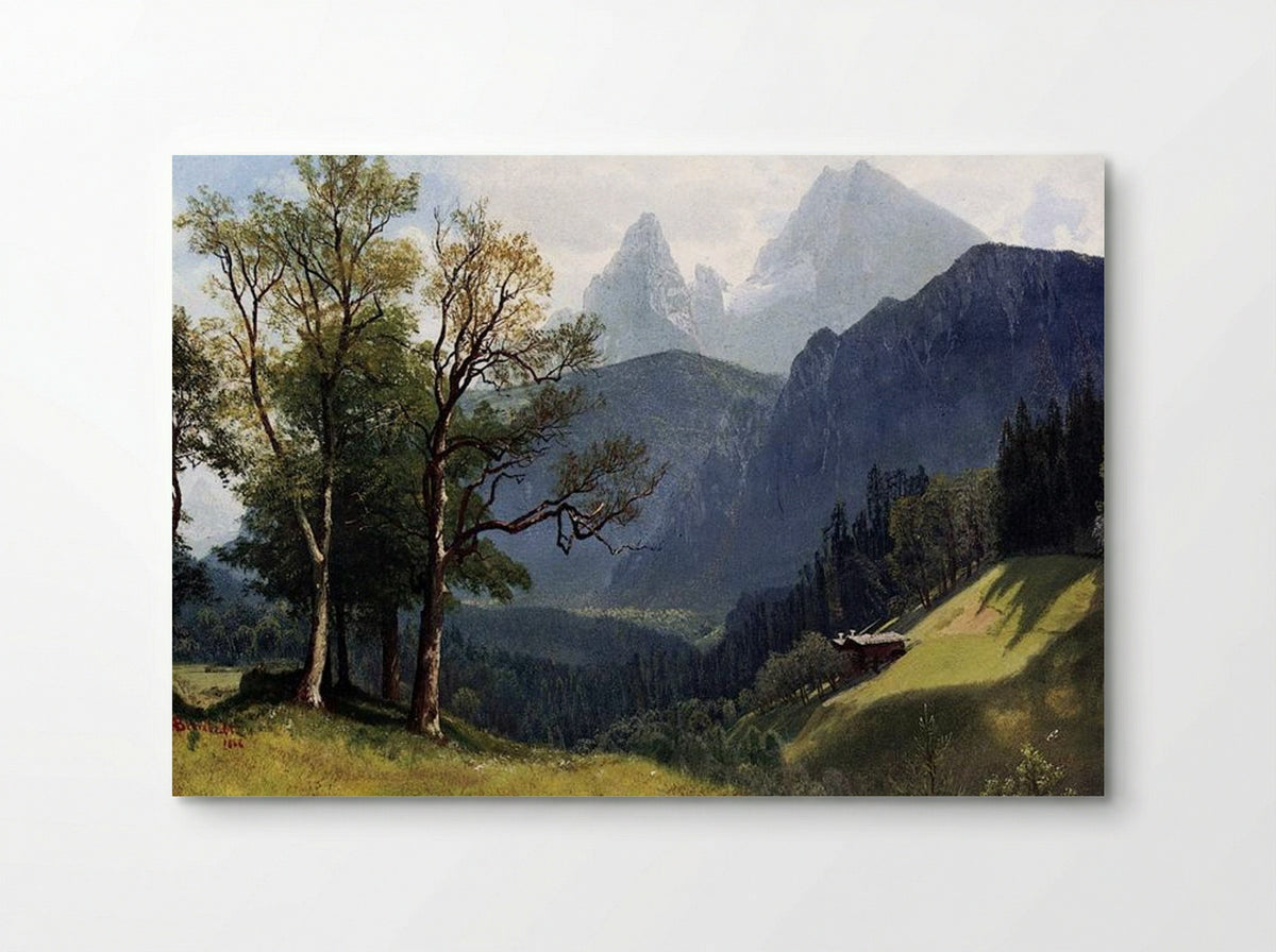Tyrolean Landscape - Albert Bierstadt - Poster
