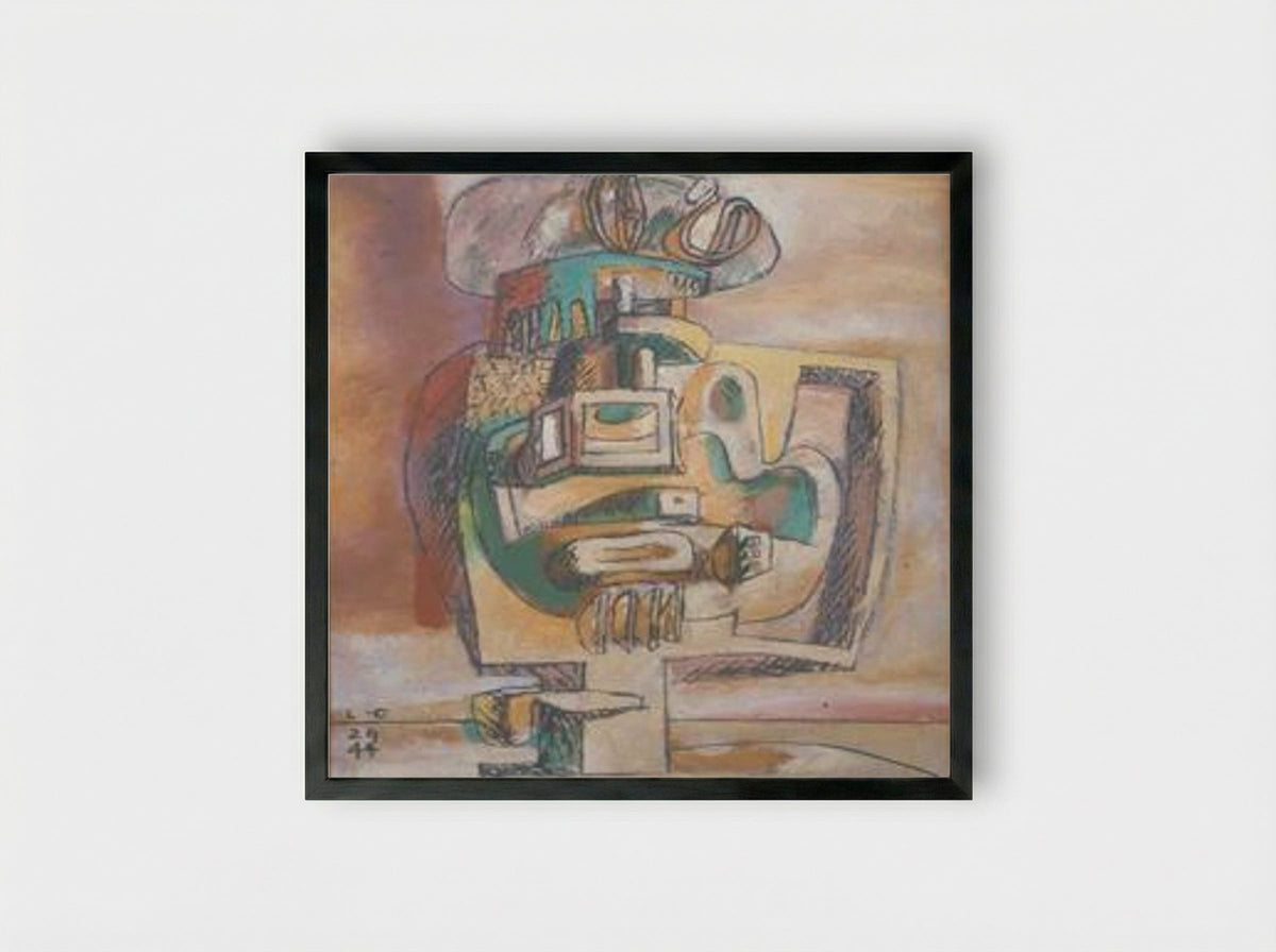 Ubu (Totem) - Le Corbusier - Framed Print Black