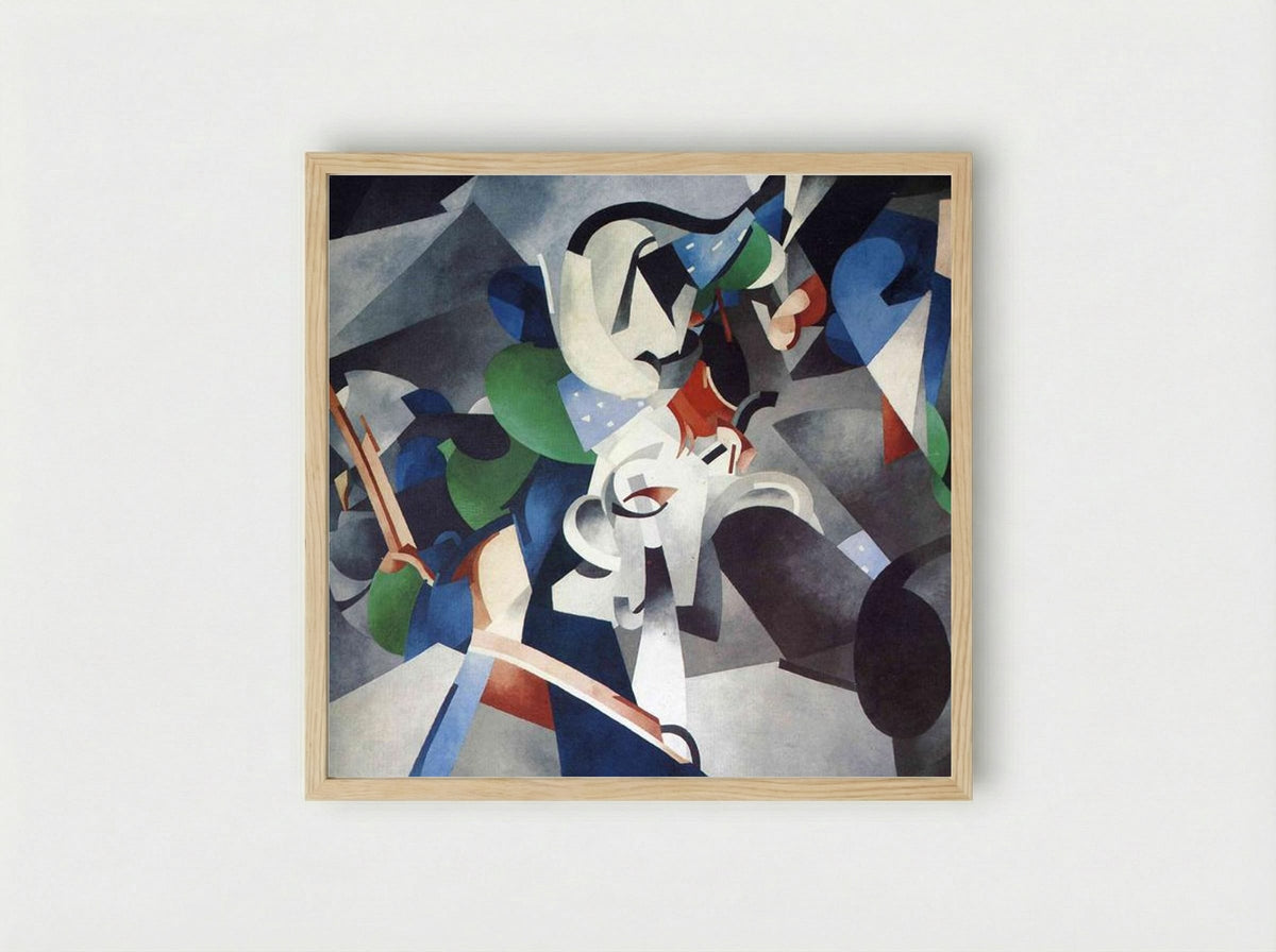 Udnie, Young American Girl - Francis Picabia - Framed Print Wood