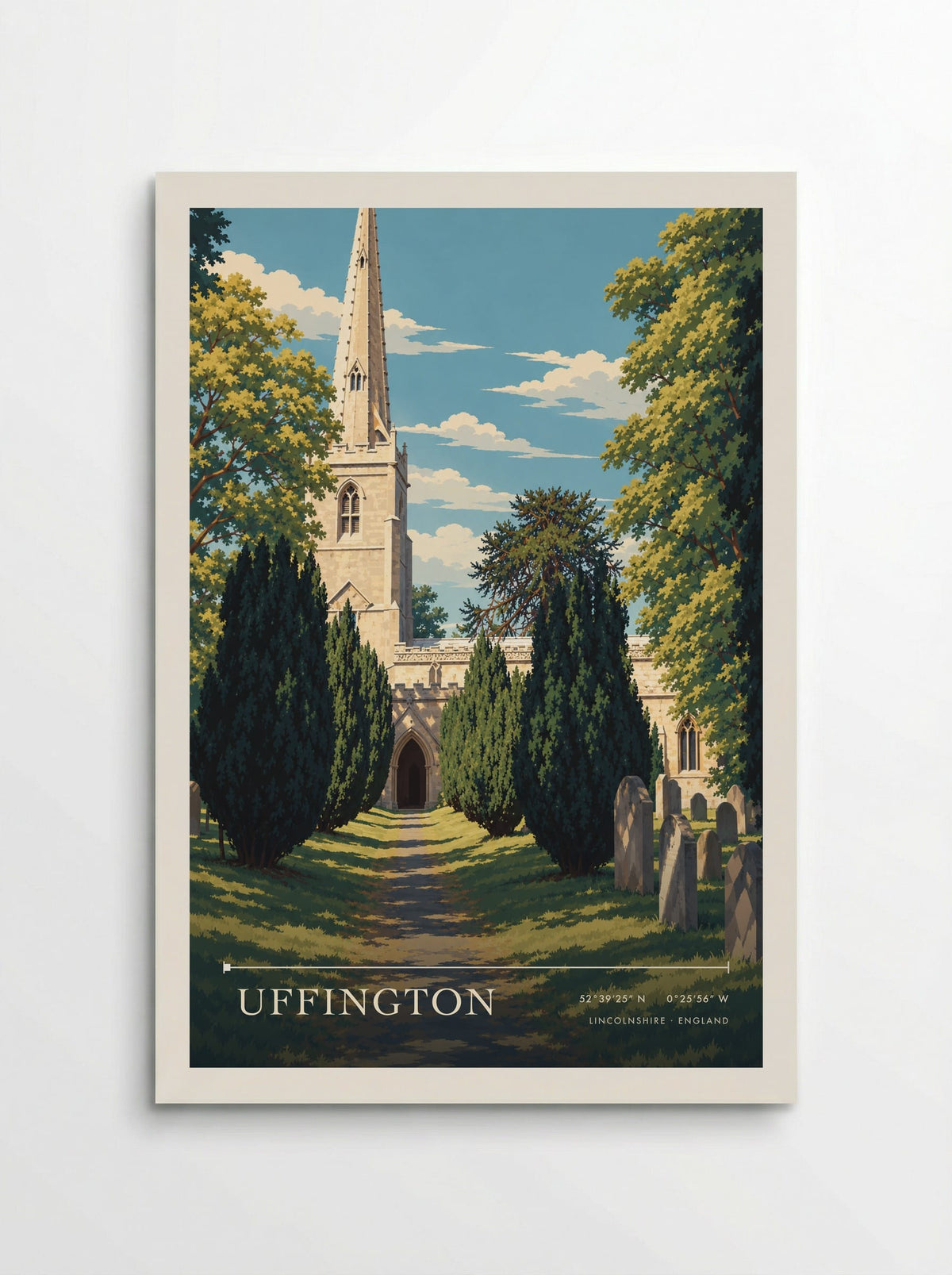 Uffington, Lincolnshire | Travel Poster - Poster