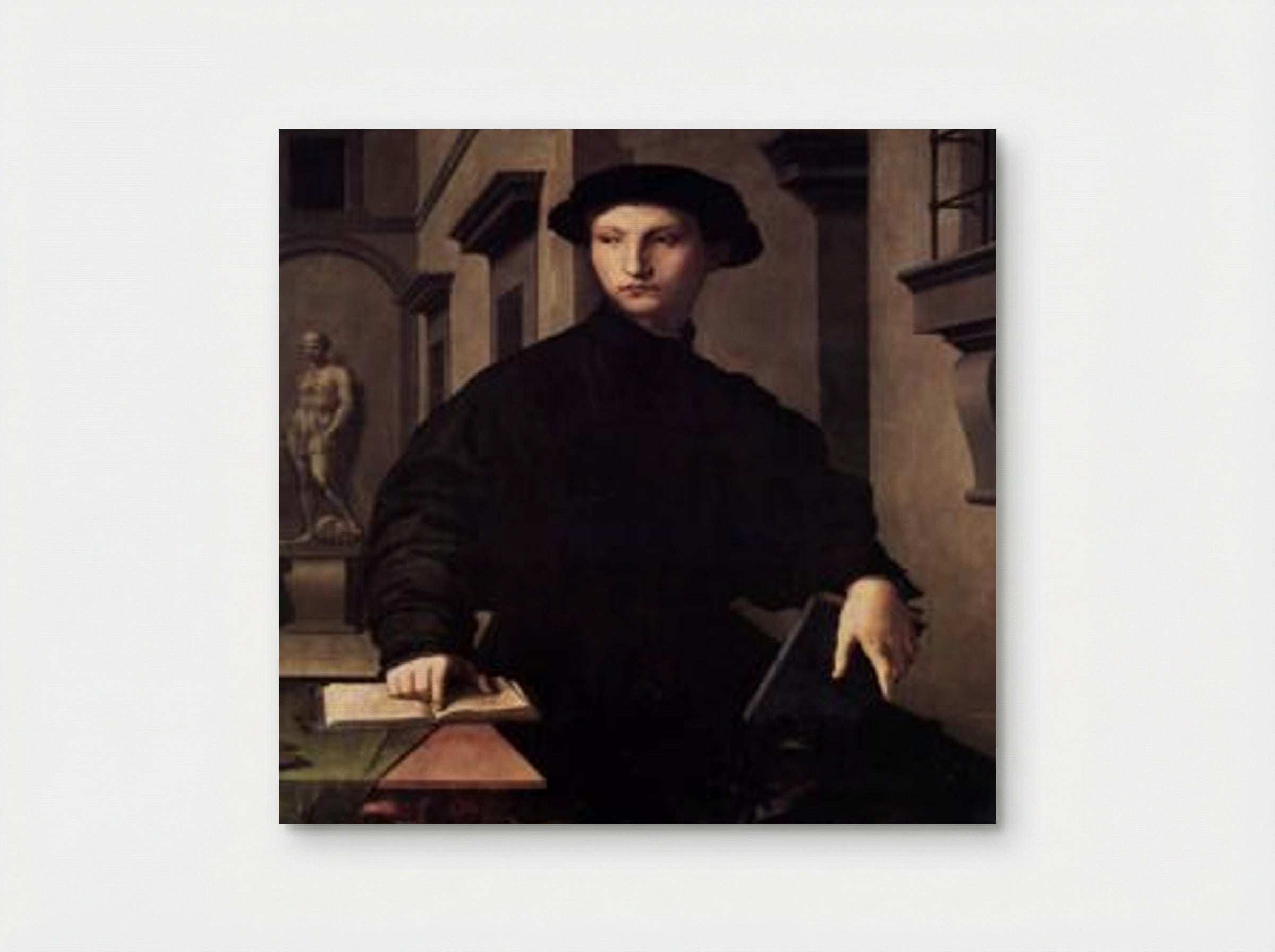 Ugolino Martelli - Agnolo Bronzino - Poster