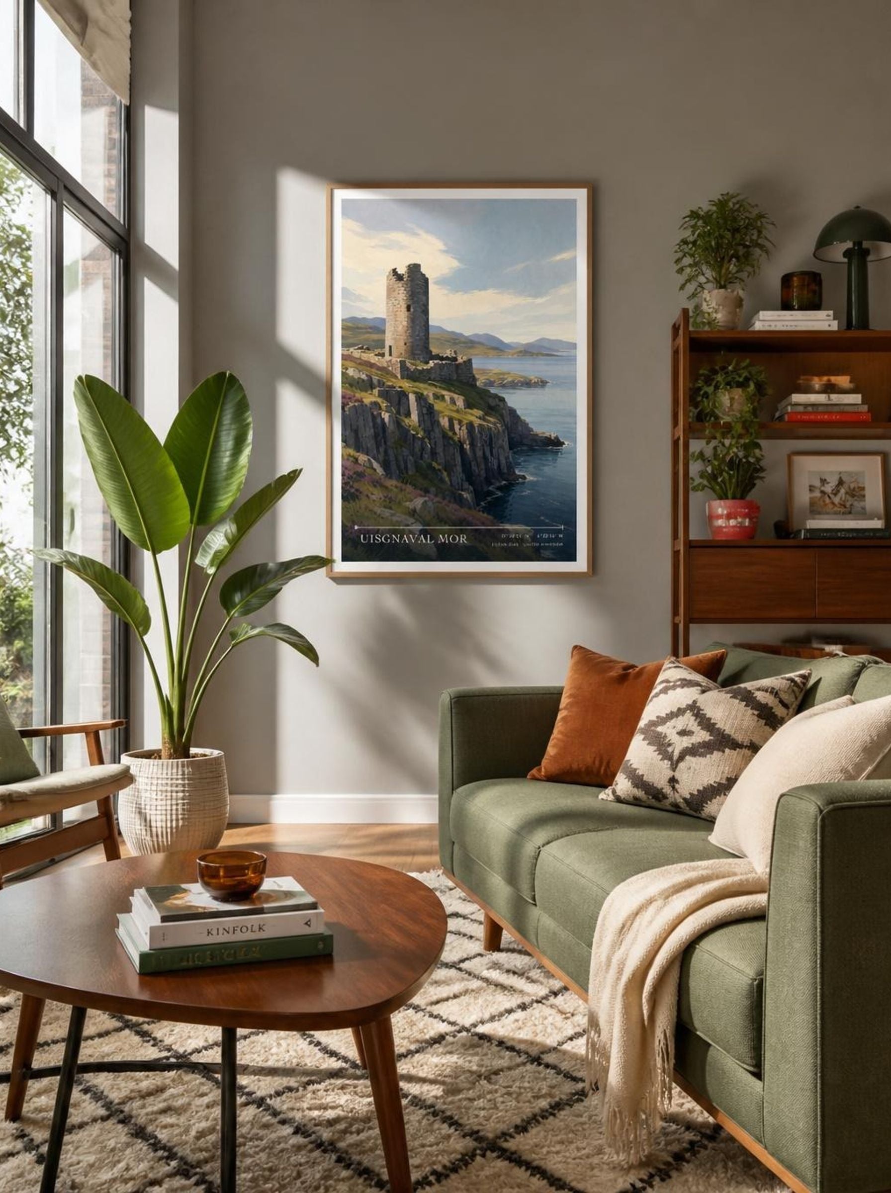 Uisgnaval Mor Eilean Siar United Kingdom Travel Poster - Lifestyle